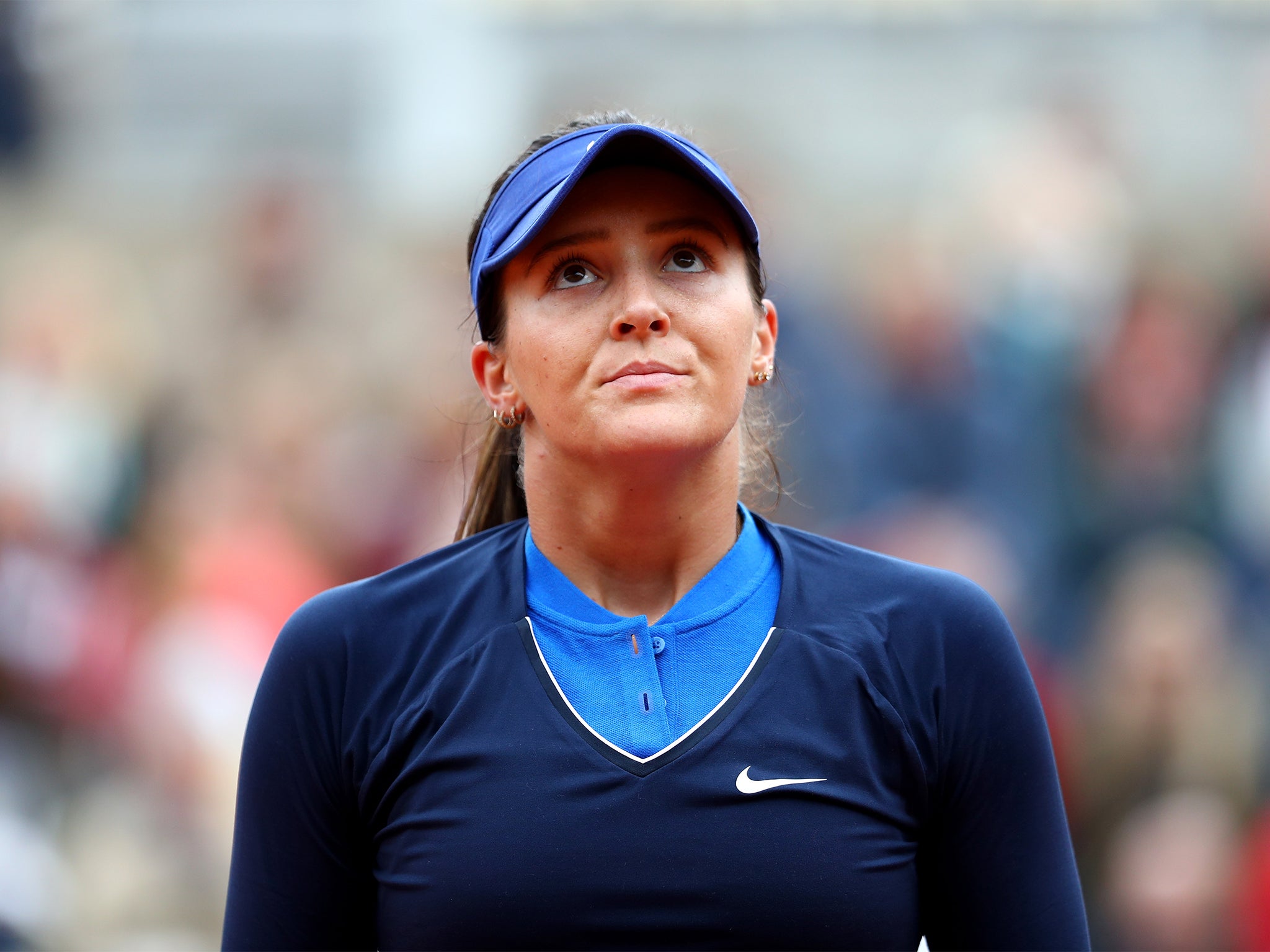 &#13;
Laura Robson was disappointed with her performance against Germany's Andrea Petkovic &#13;