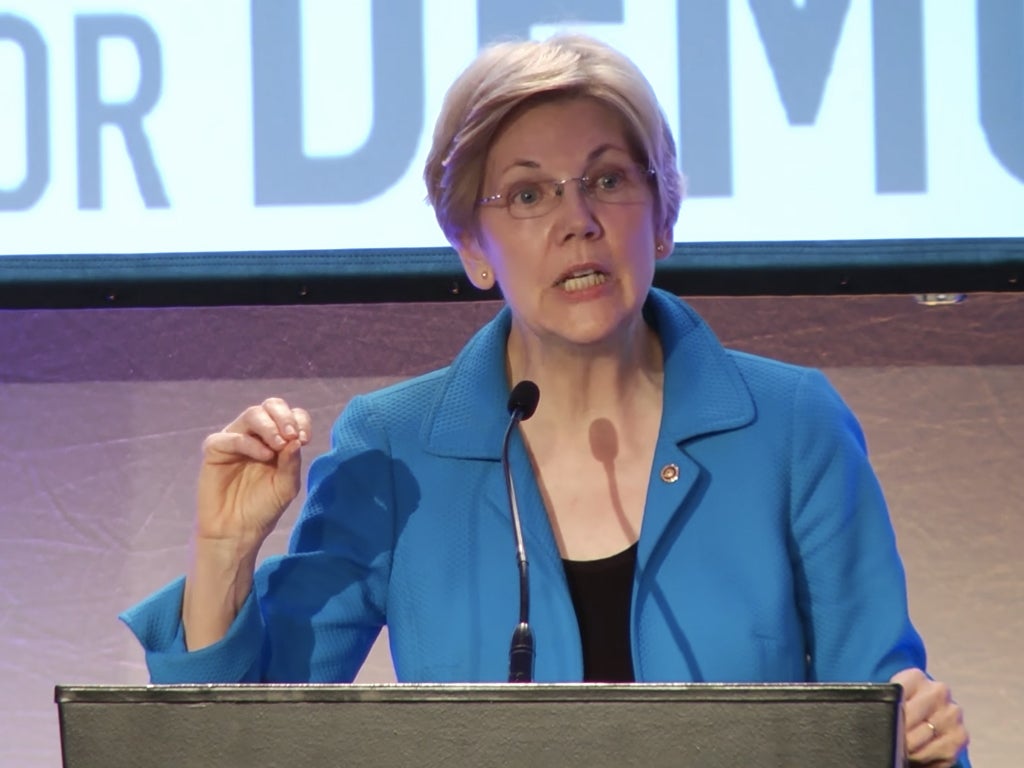 Elizabeth Warren has increasingly stepped up her attacks against Trump since he became the presumptive nominee ElizabethforMA/YouTube