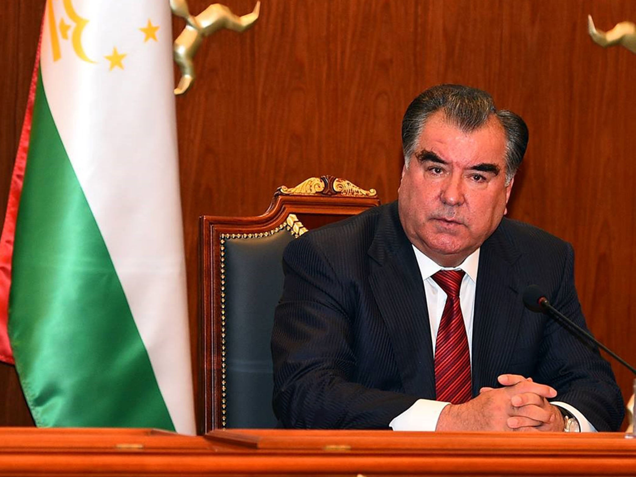 Emomali Rahmon, a 63-year-old former collective farm boss, has ruled Tajikistan since 1992