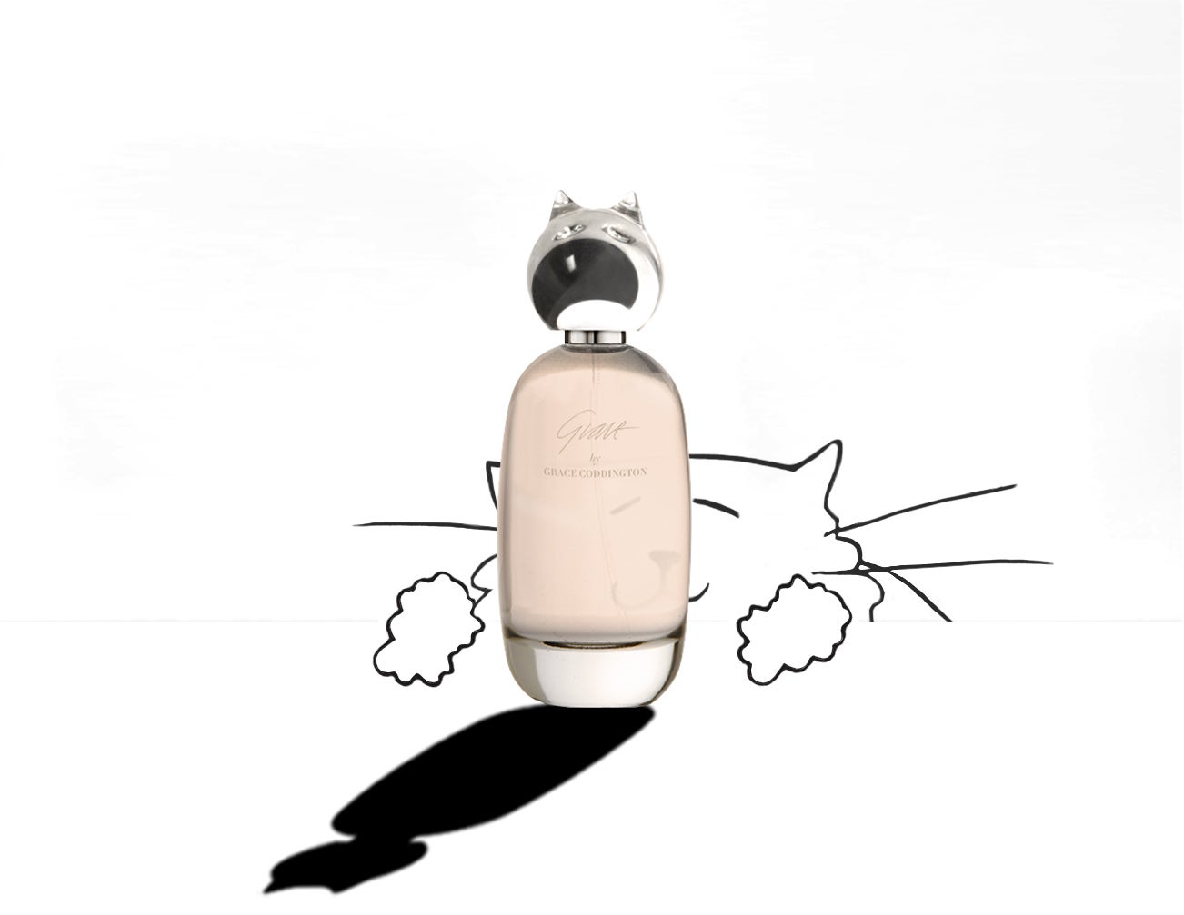 Coddington's eponymous perfume, in a bottle inspired by her cats