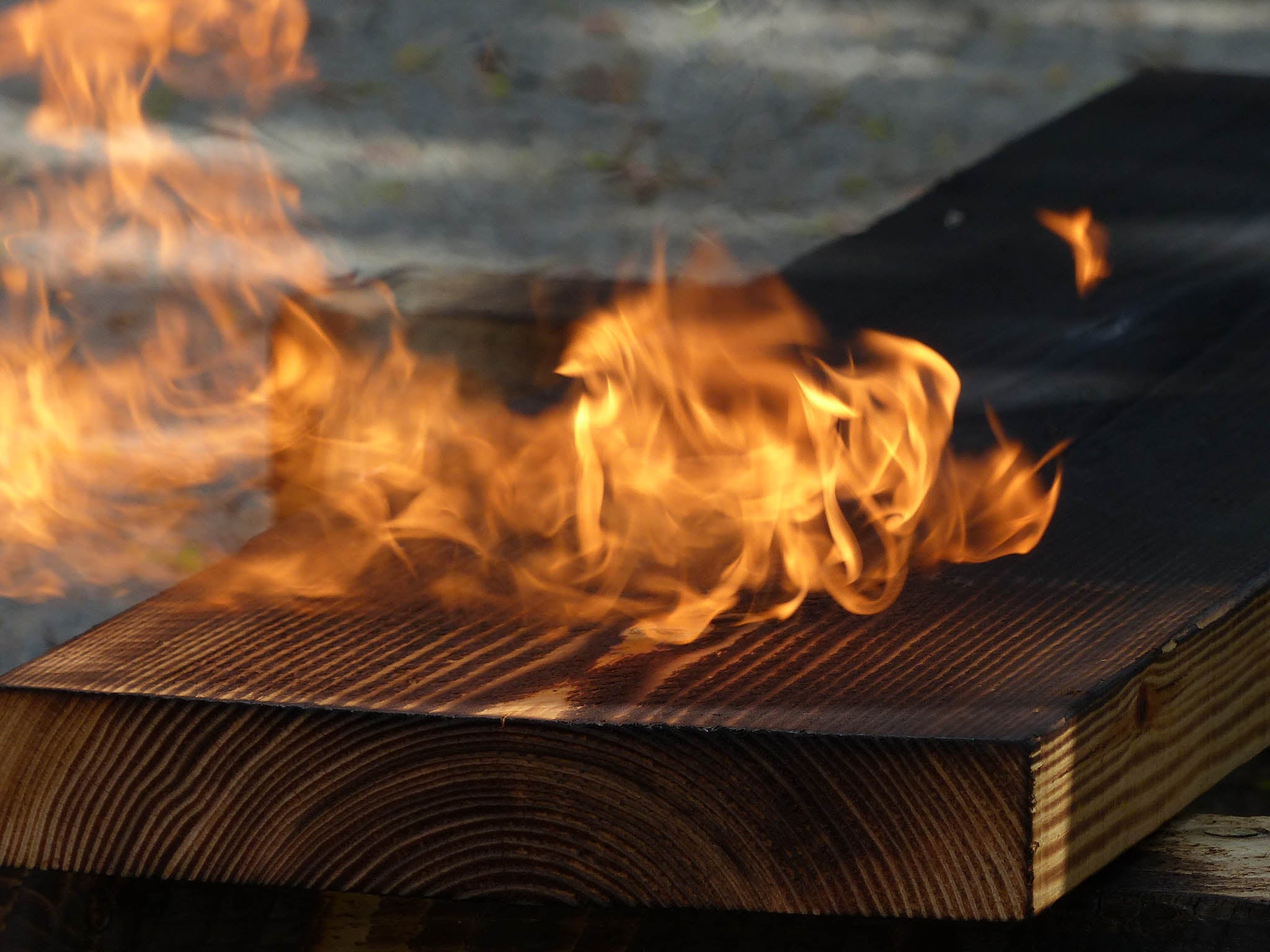 The technique of burning the wood protects the wood for around 80 years