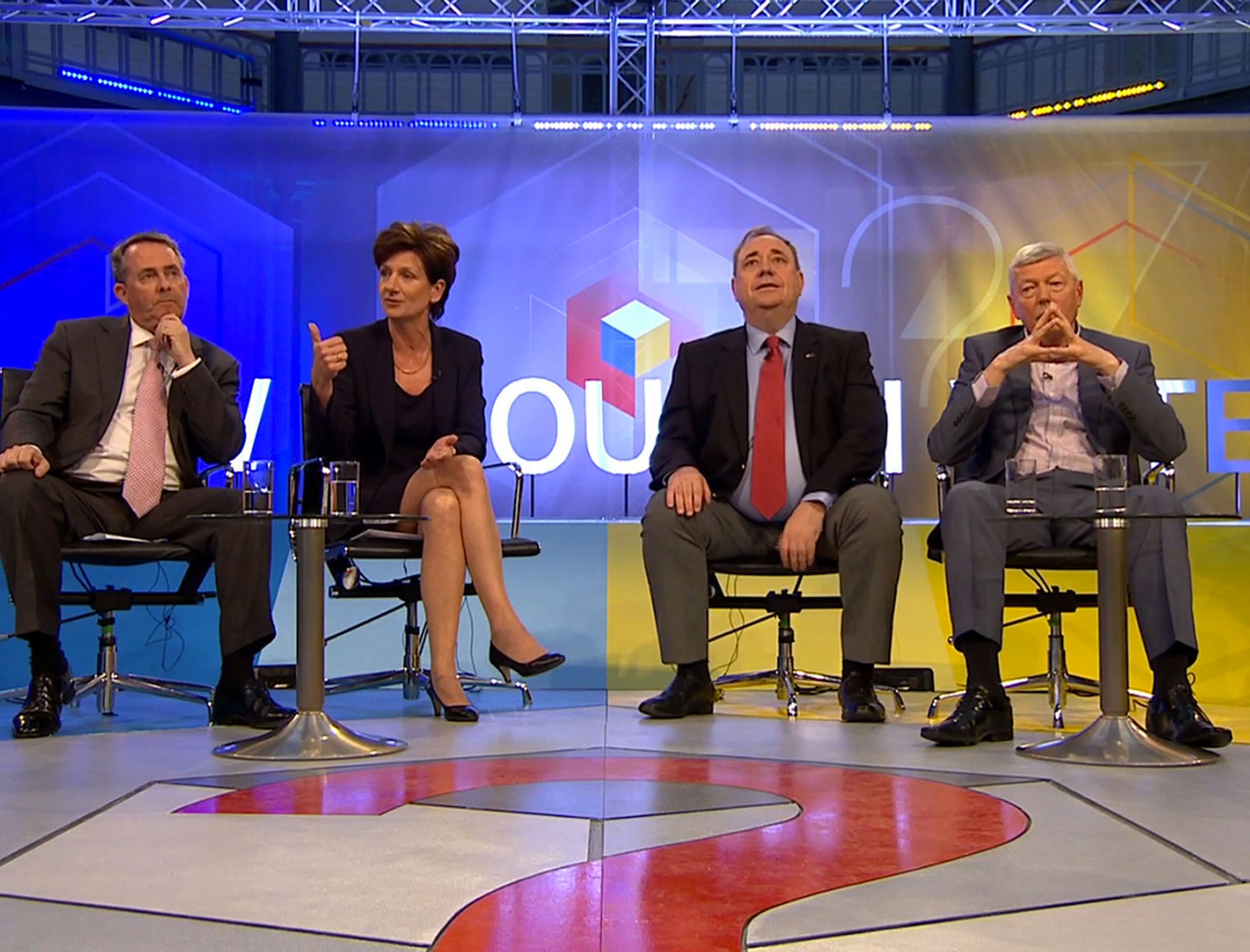 Panellists on the BBC EU referendum debate