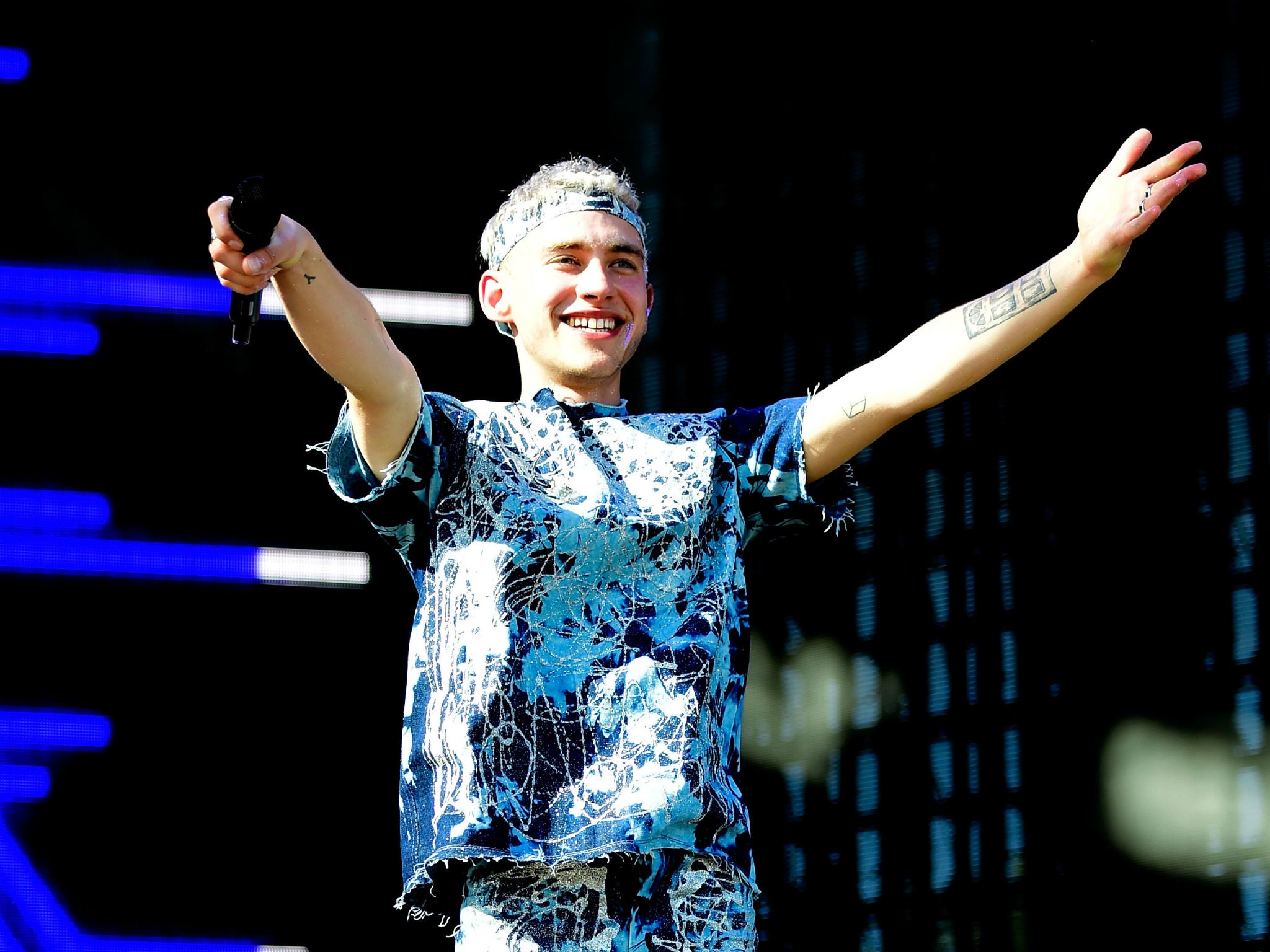 Olly Alexander performs at Coachella