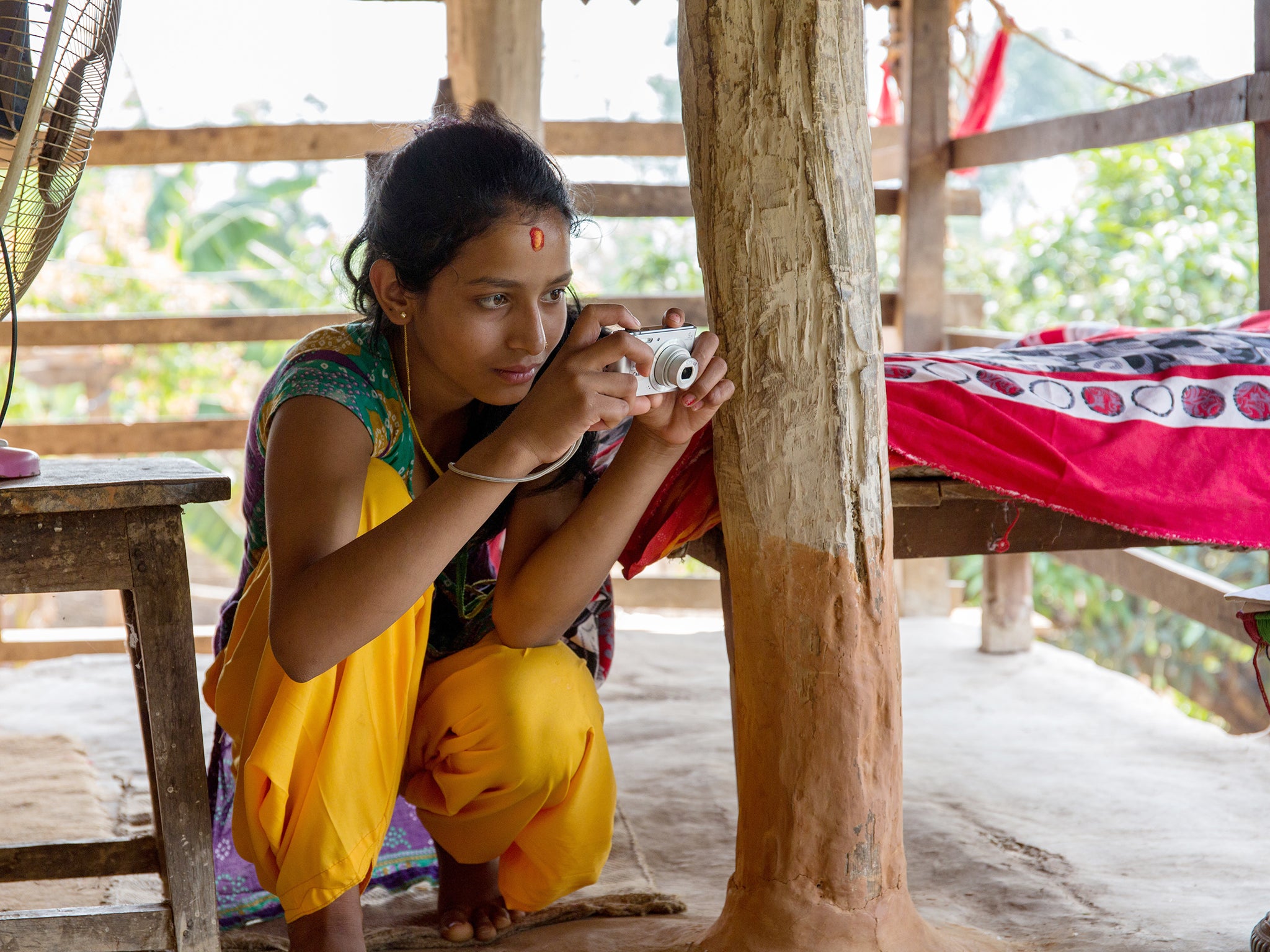 The girls in Sindhuli had never used cameras before, but that didn't stop them capturing life in isolation