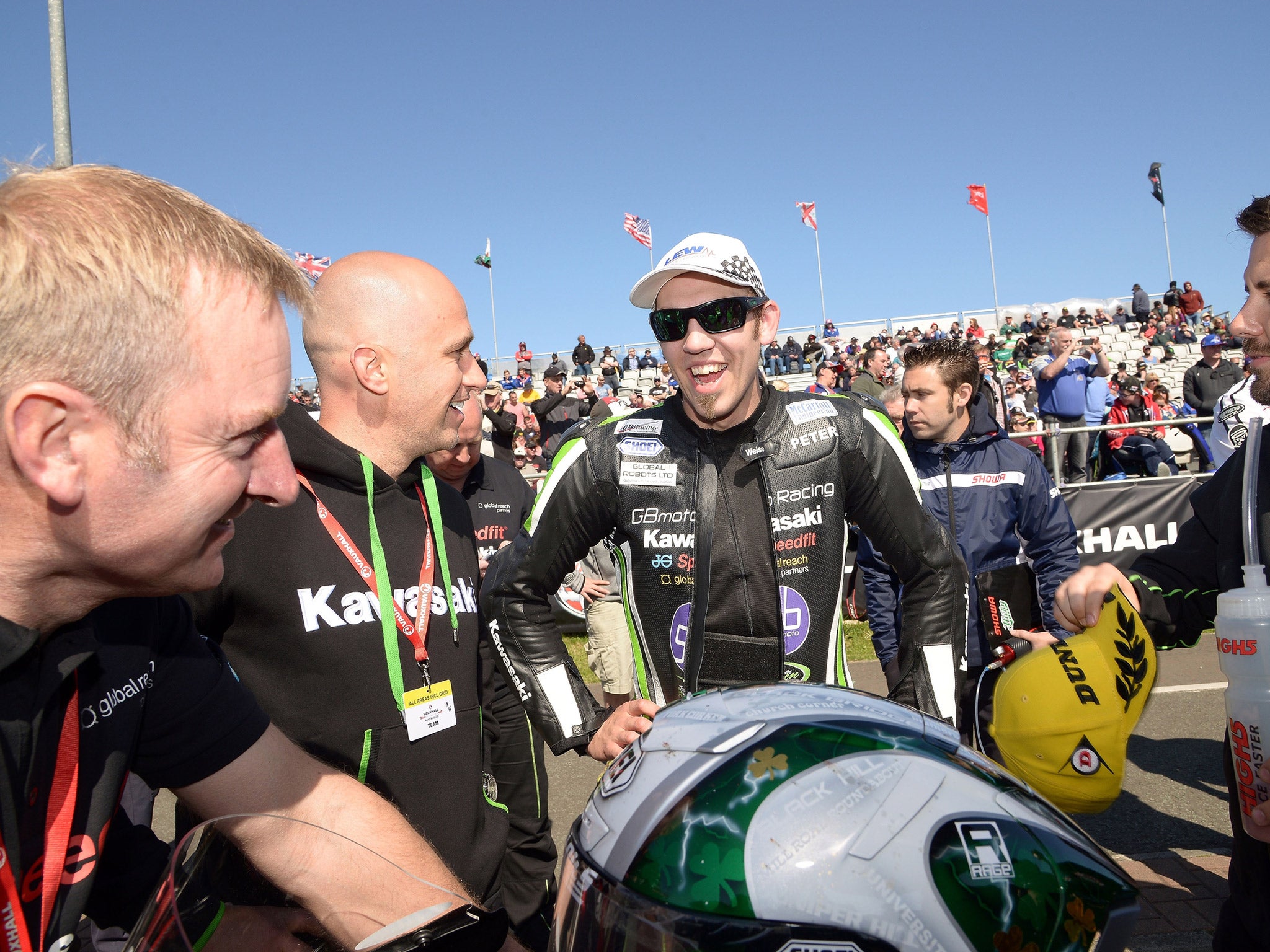 Peter Hickman is the lap record-holder at the Isle of Man TT