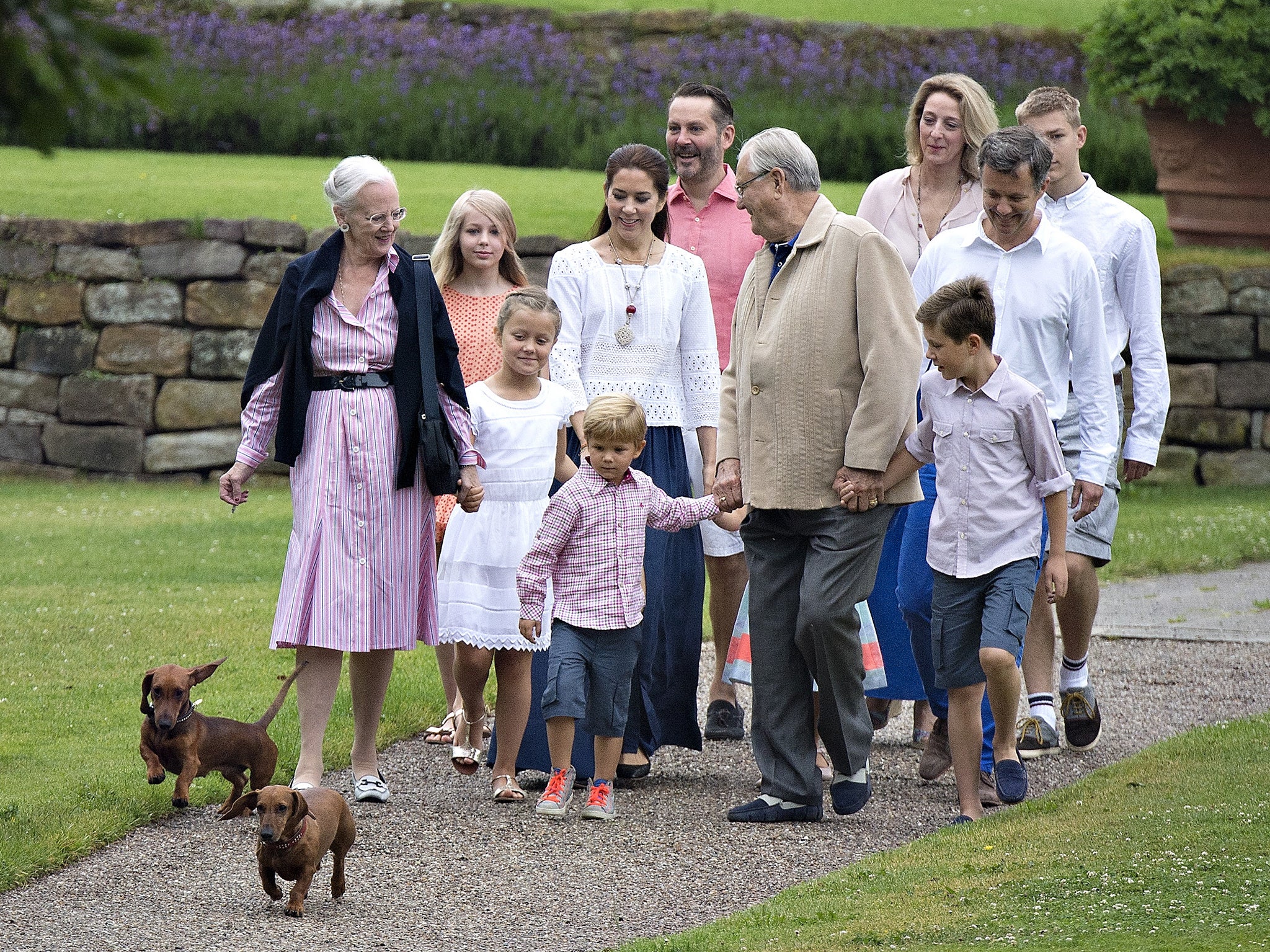 Pictured here: Queen Margrethe