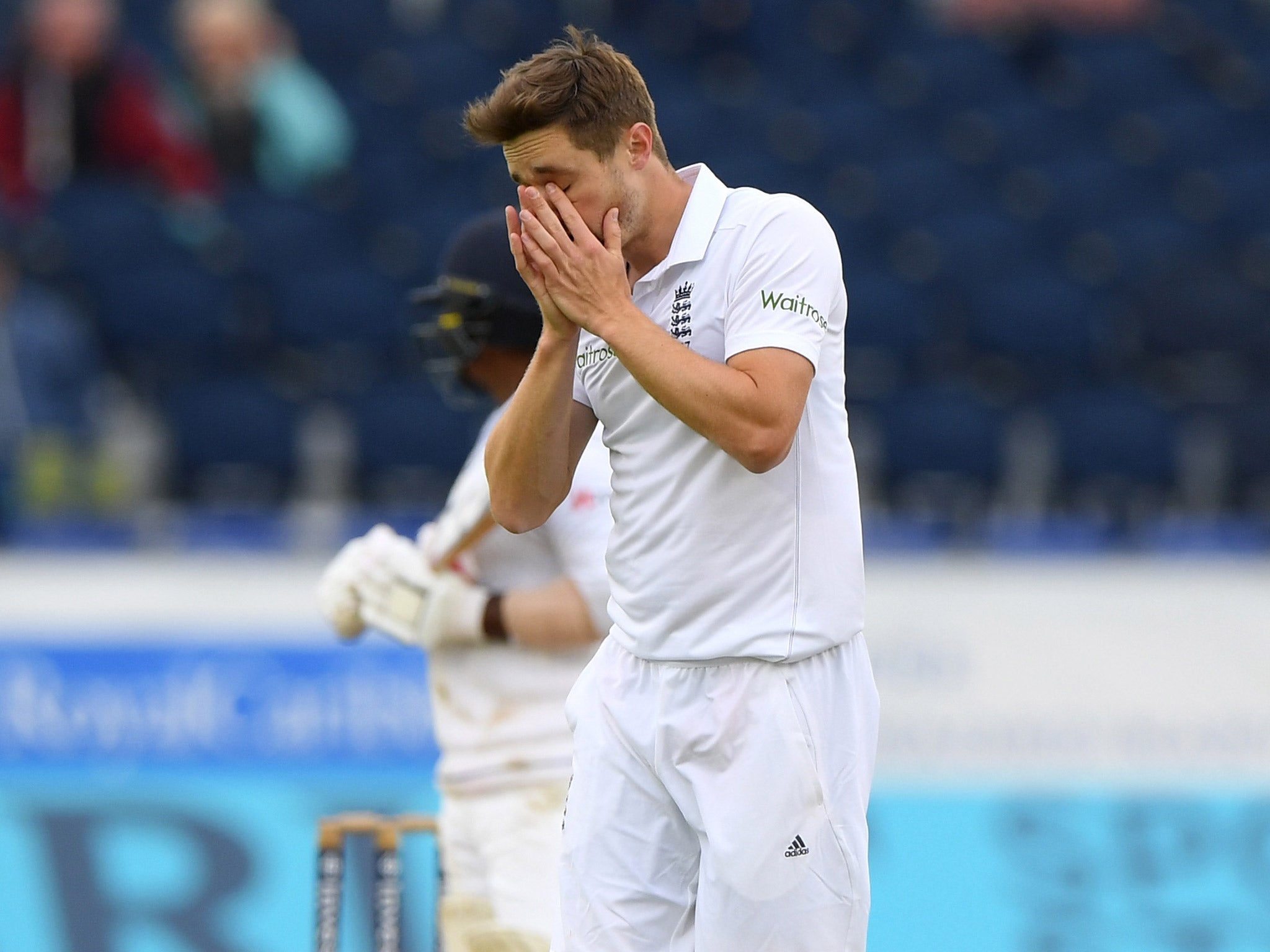 England struggled on the morning of day four