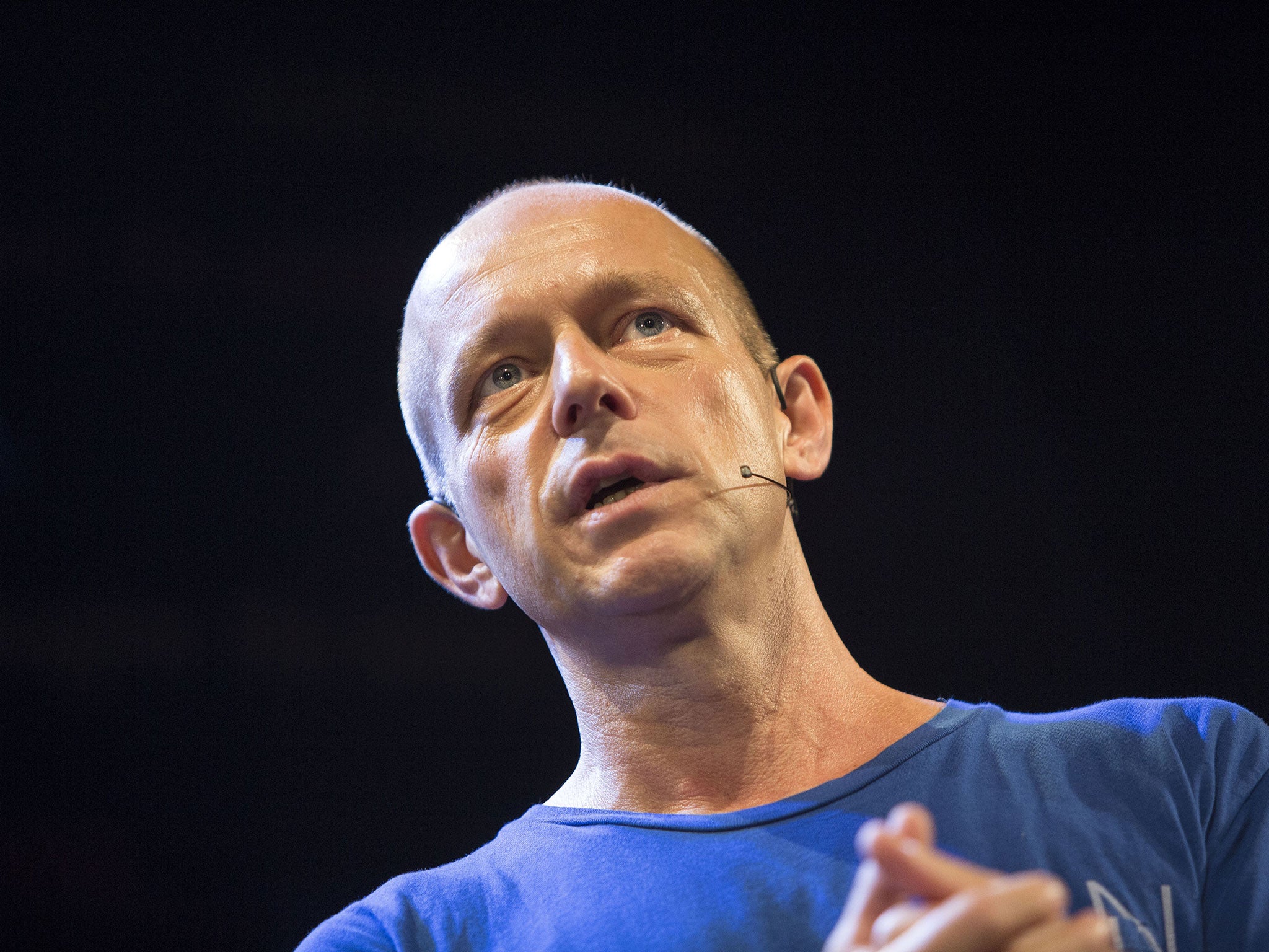 Steve Hilton speaks at the Hay Festival on 28 May 2016