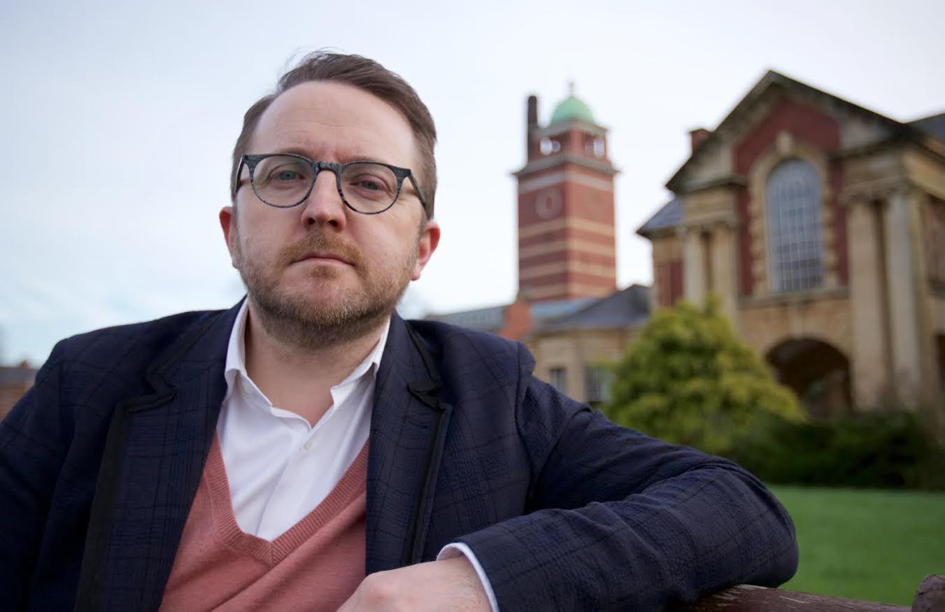 Tim Rhys-Evans outside Cardiff's Whitchurch Hospital