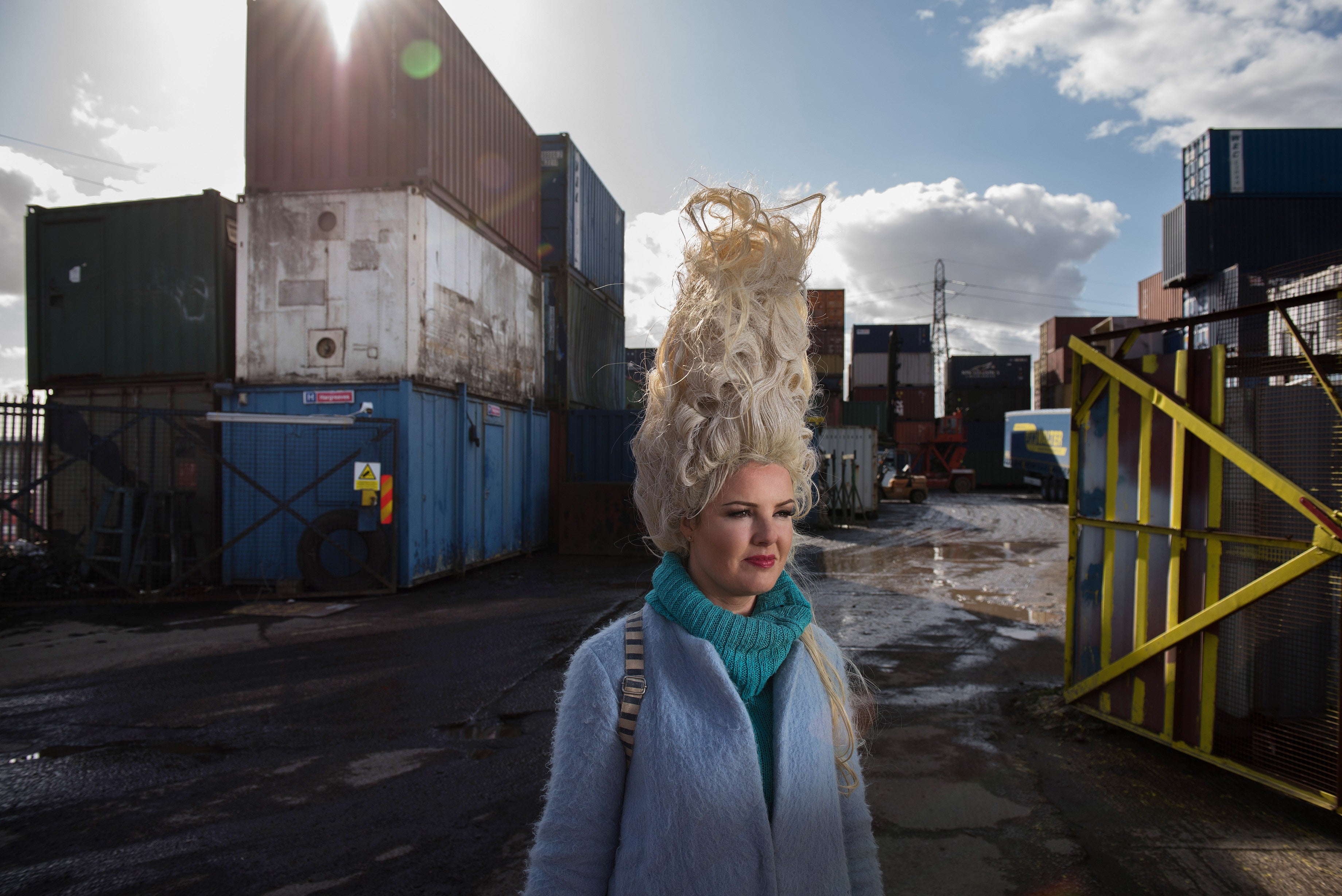 A hair-raising experience: Victoria Melody was disturbed by the thought of wearing someone else's hair and decided to find out where it came from