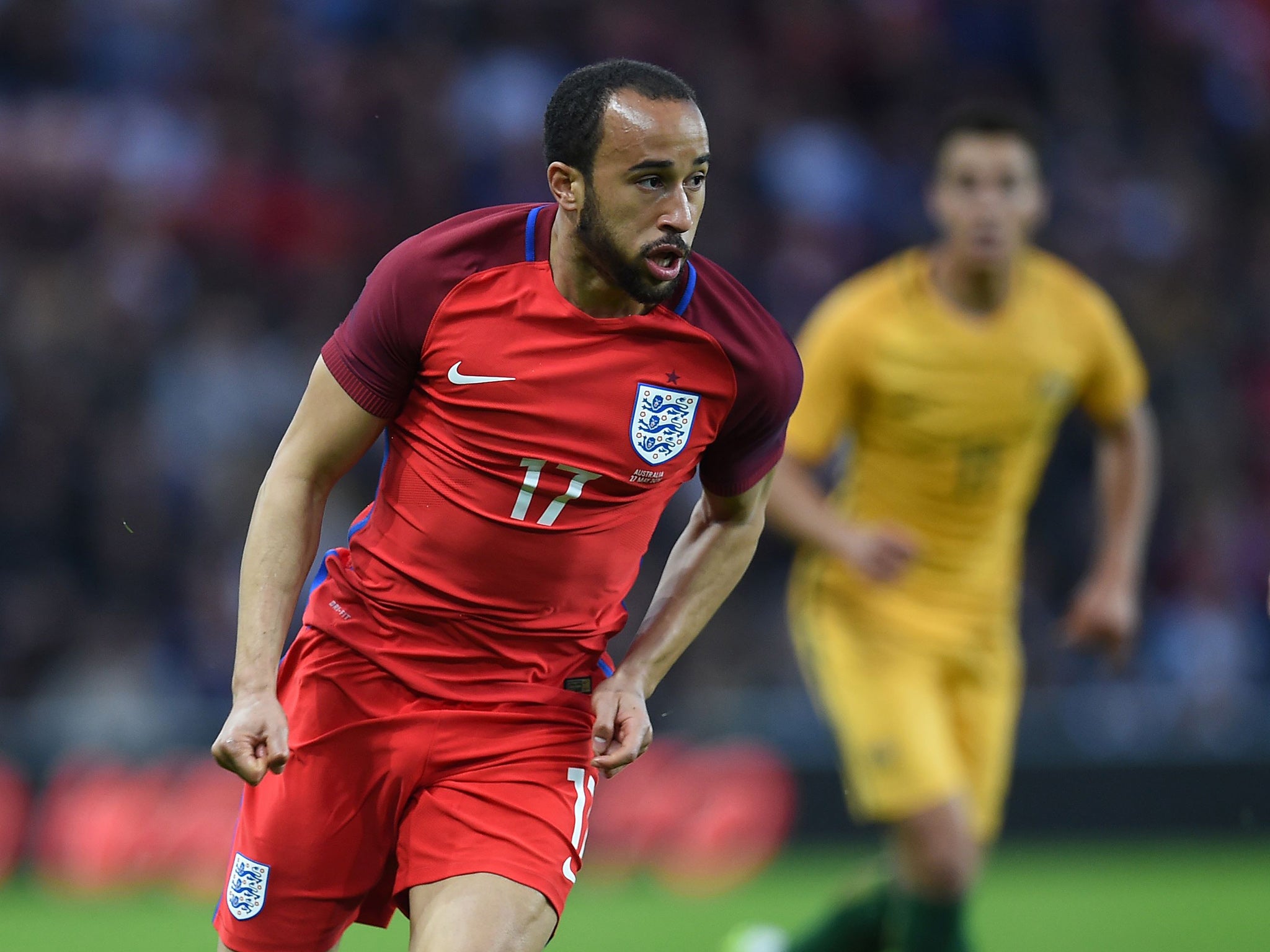 Andros Townsend was omitted from the 23-man squad