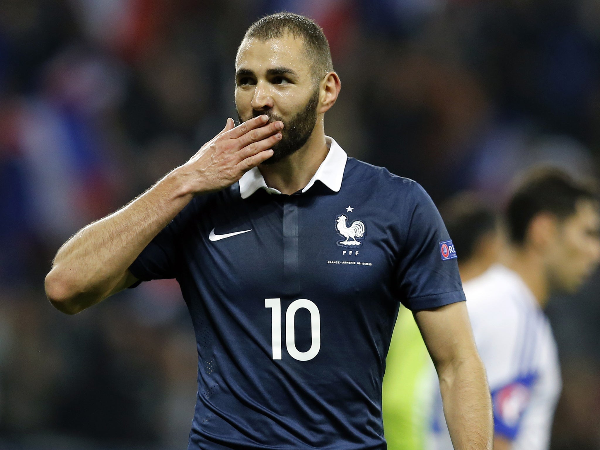 Benzema's last appearance for France came in October's 4-0 win over Armenia