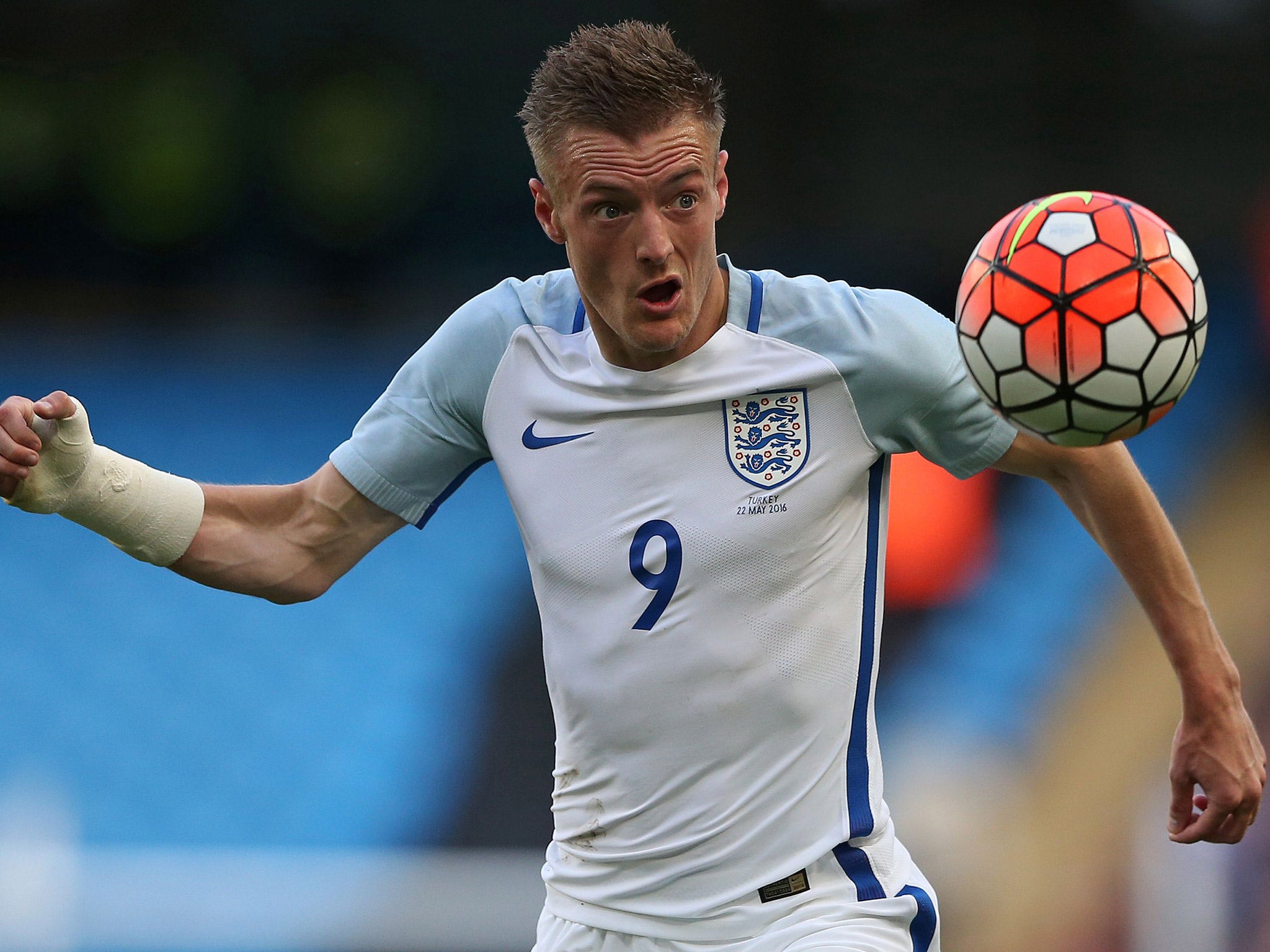 Vardy is part of the England squad for the European Championships