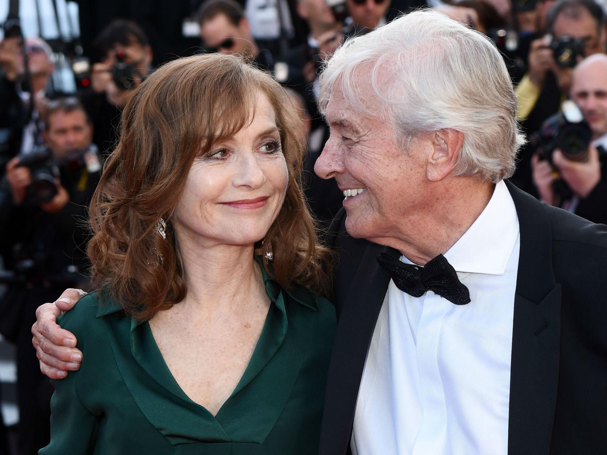 Isabelle Huppert and Paul Verhoeven at the Cannes Film Festival (Rex)