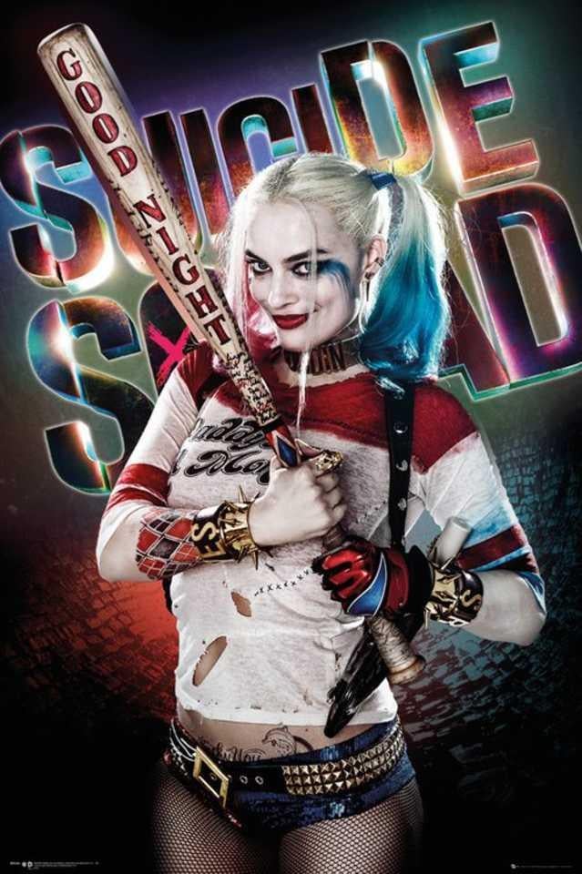 Dead good: Robbie as Harley Quinn in 'Suicide Squad'