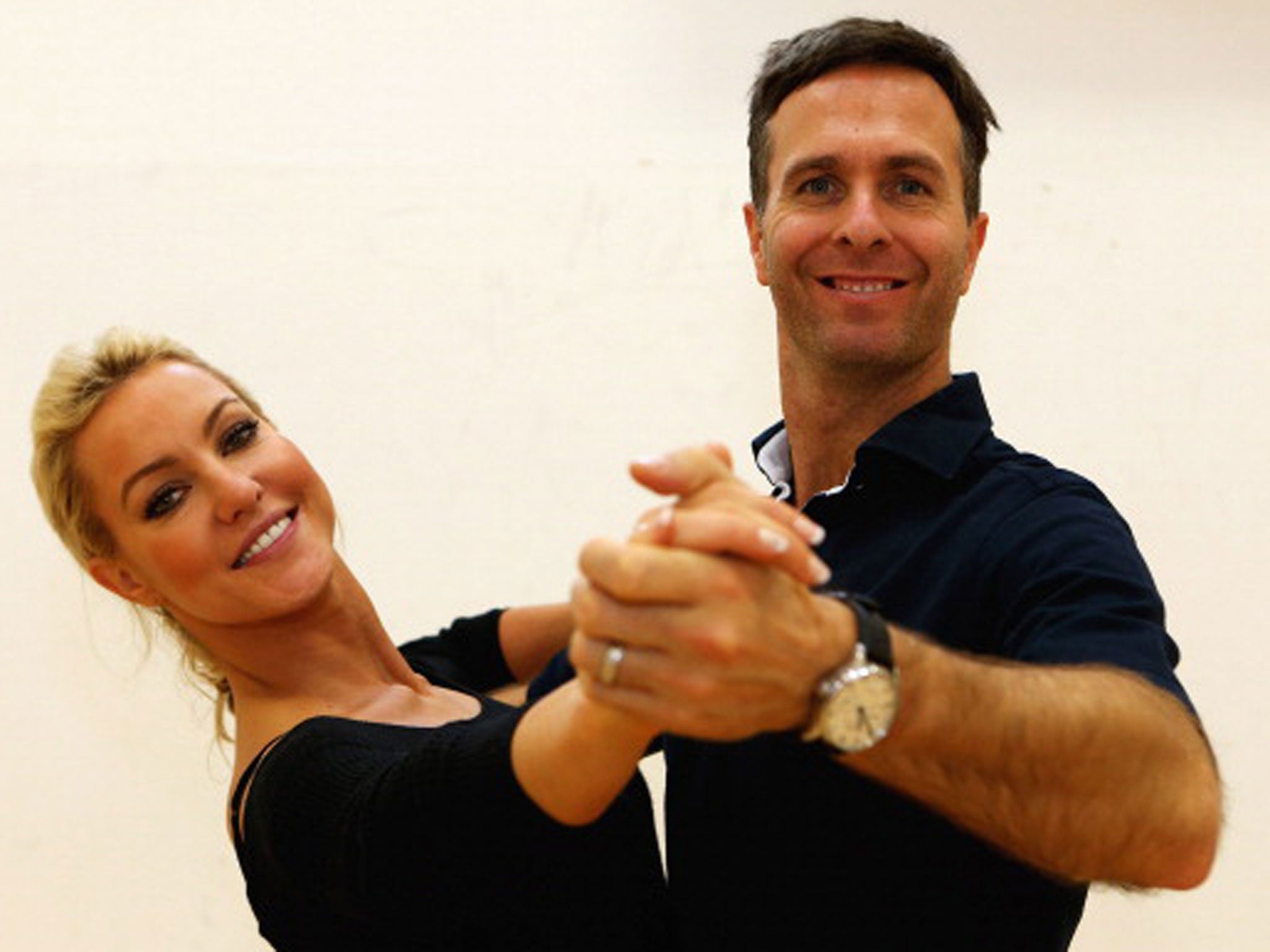 Former England captain Michael Vaughan might be interested in Essex's movie nights offering this summer, given his Strictly history (Getty)