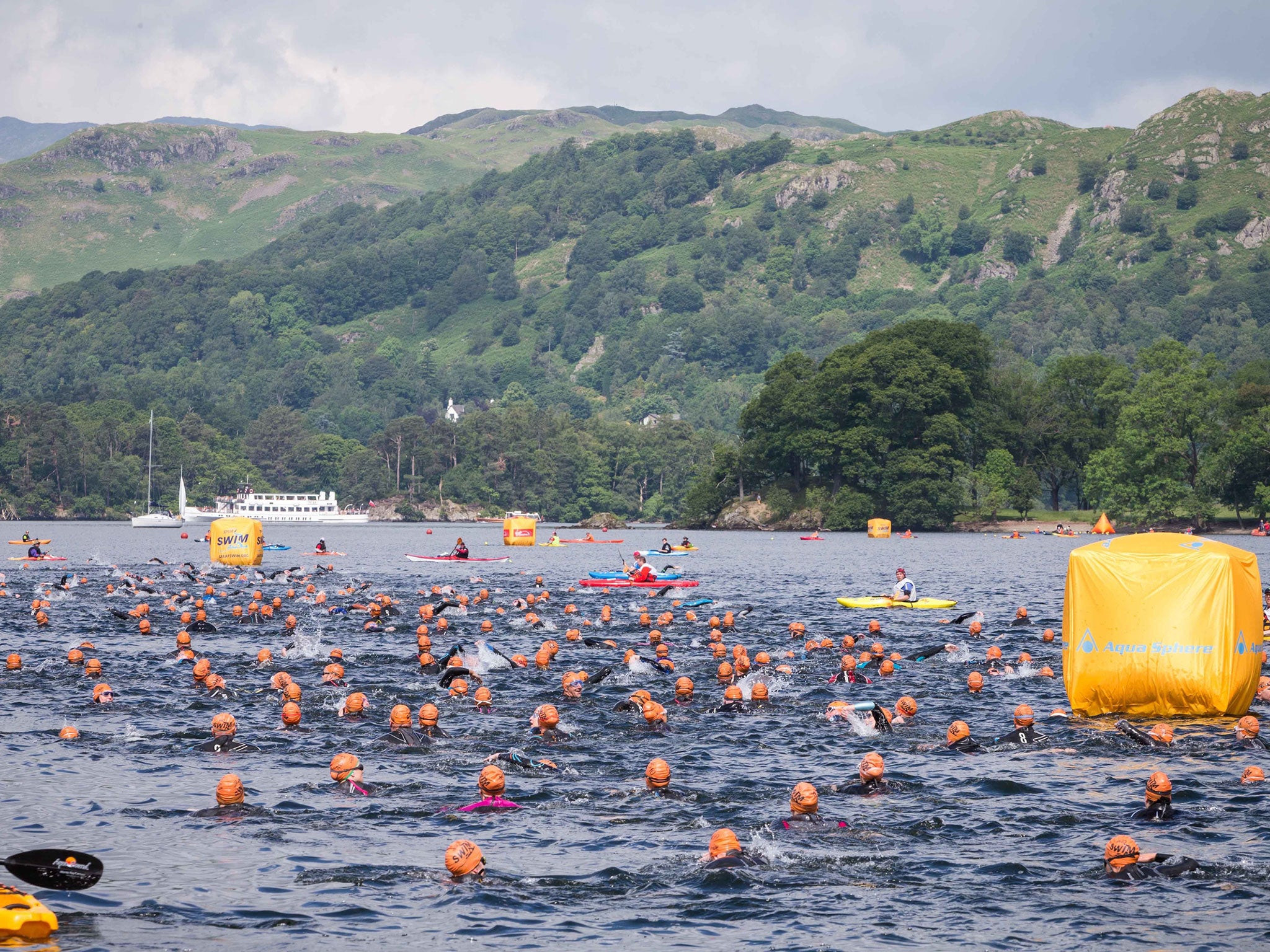 Last year’s Great North Swim at Windermere