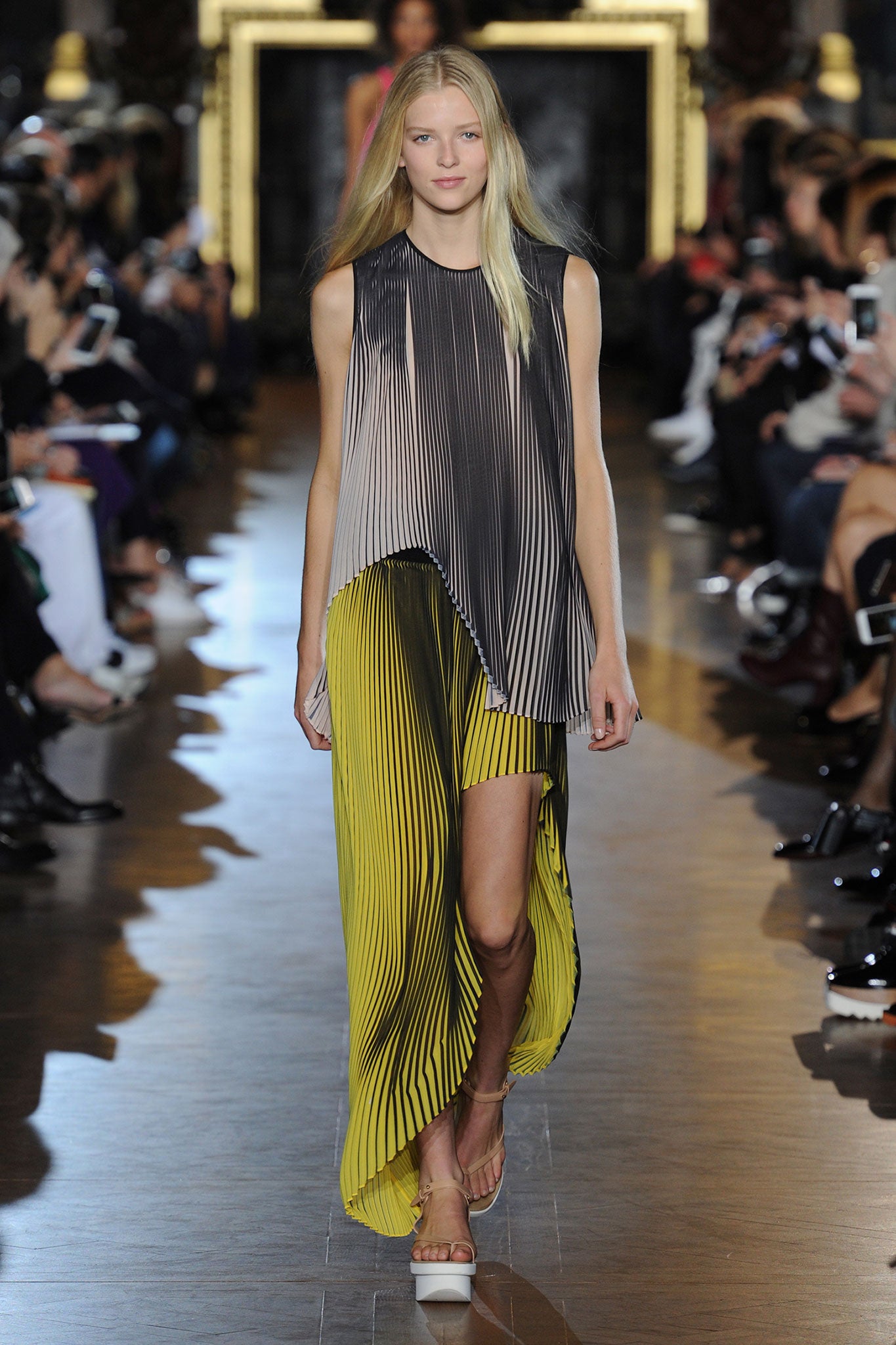 Stella McCartney was at the vanguard of spring/summer’s corrugated craze