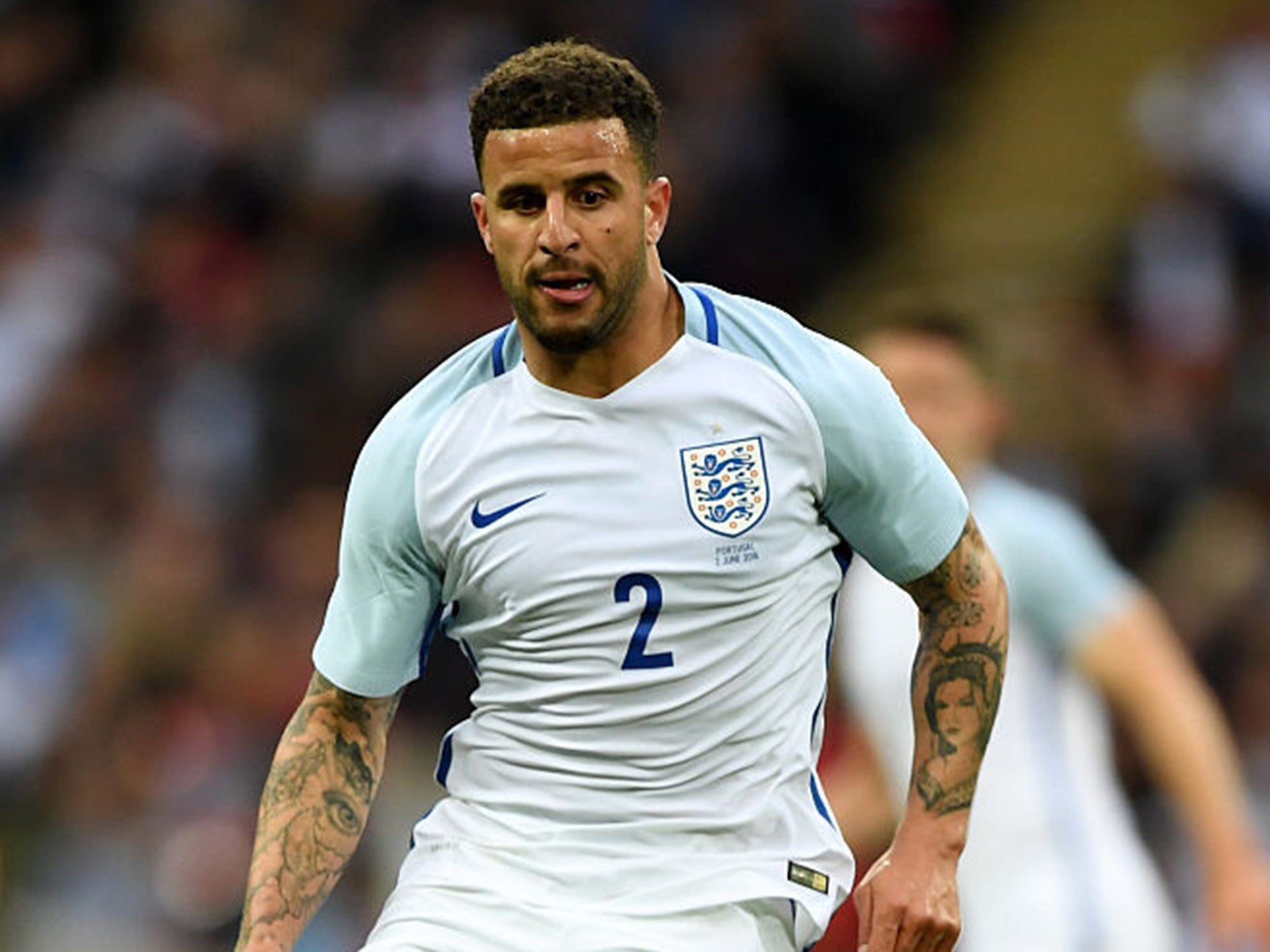 Kyle Walker was selected for the final warm-up match ahead of Nathaniel Clyne