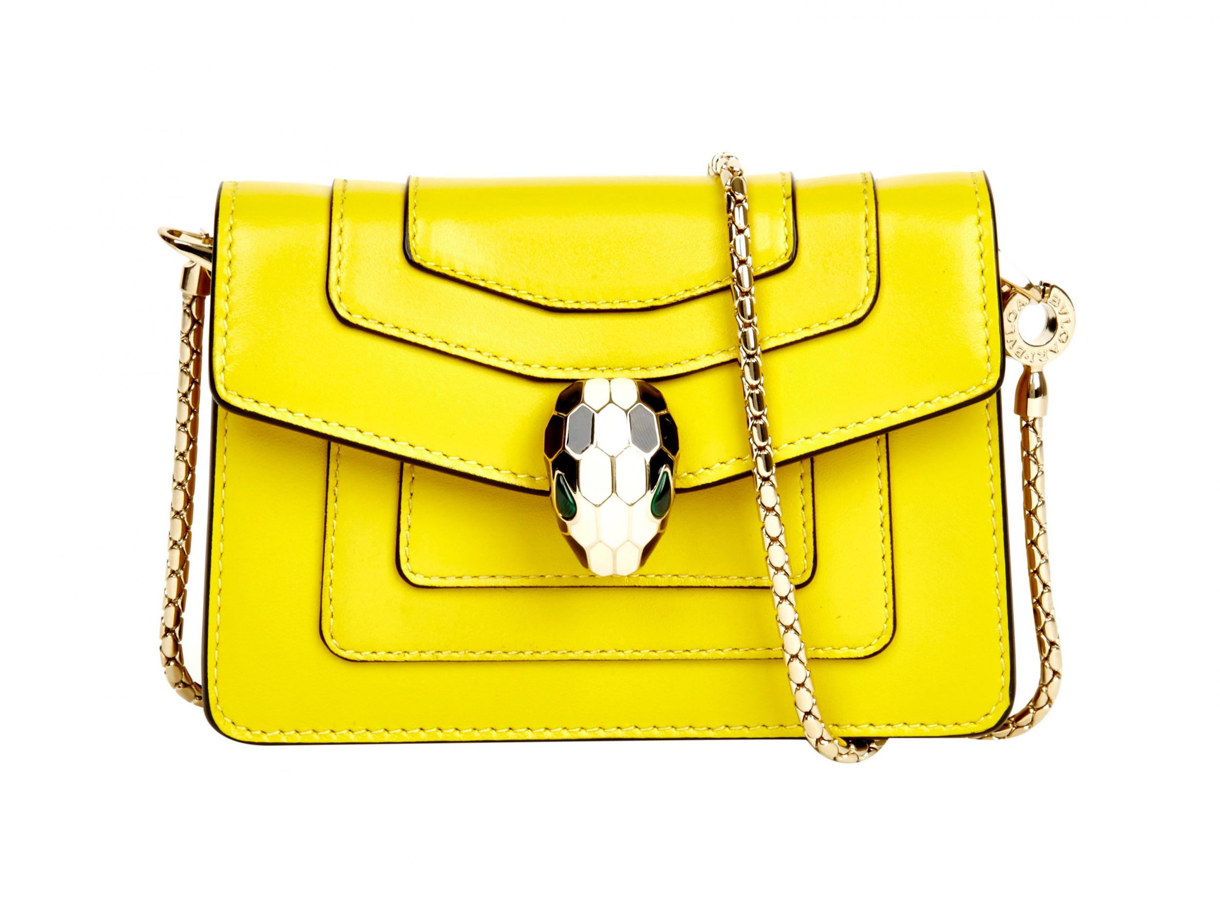 Charm bag, £660, Bulgari, exclusively at Selfridges.com