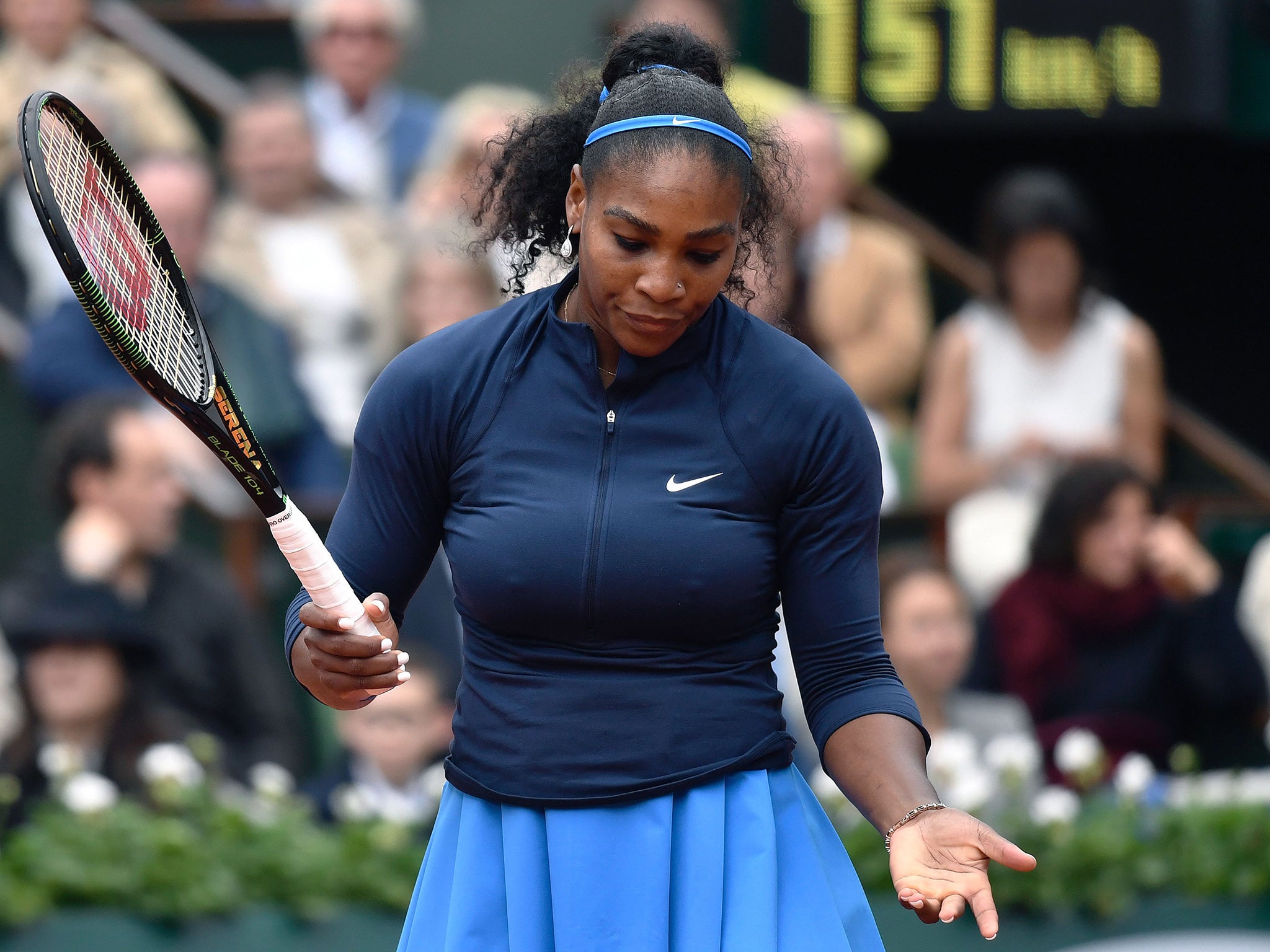 Williams missed a chance to equal Steffi Graf's record of 22 major singles titles