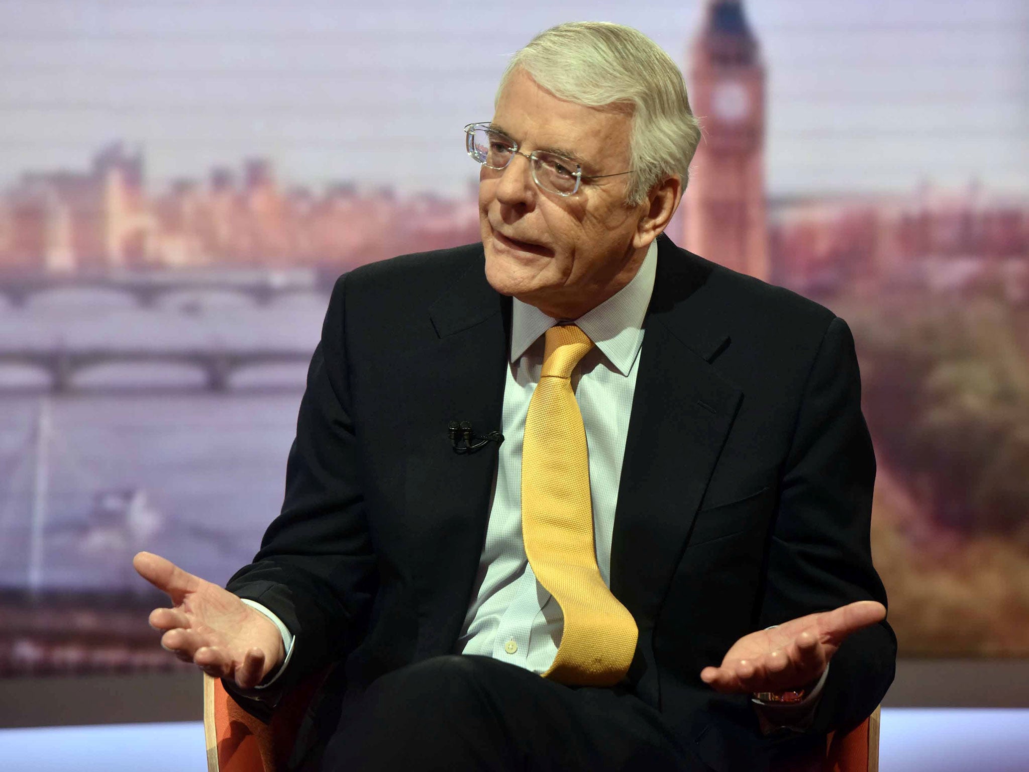 Former Conservative prime minister John Major attacked the Brexit campaign on Sunday's 'Andrew Marr Show'