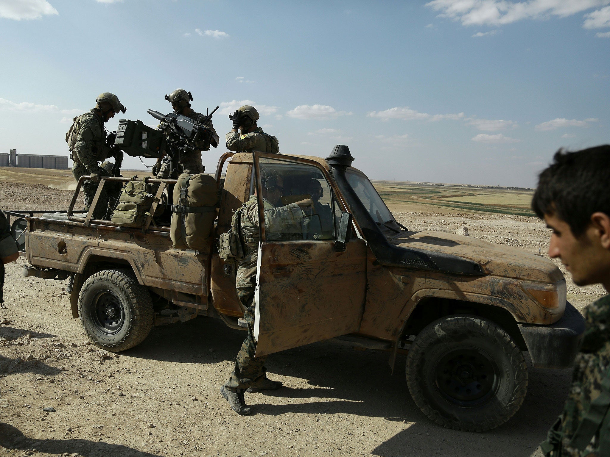 The Syrian Defence Forces are now advancing on Manbij, 72 miles to the north-west of Raqqa