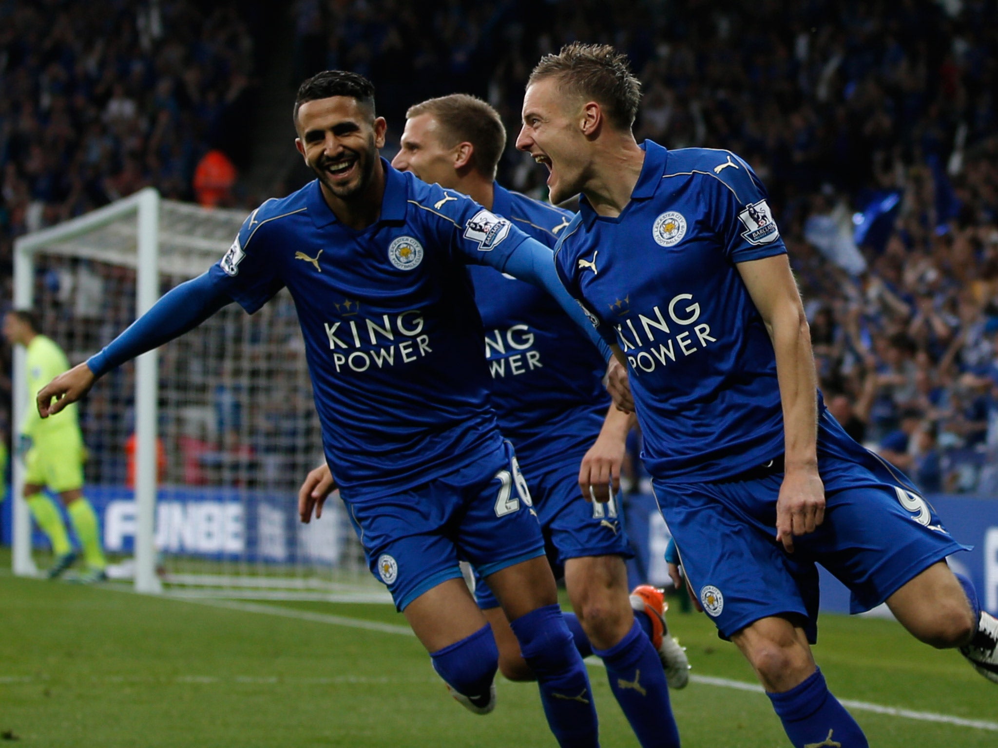 Riyad Mahrez and Jamie Vardy have both been transfer targets for Arsenal