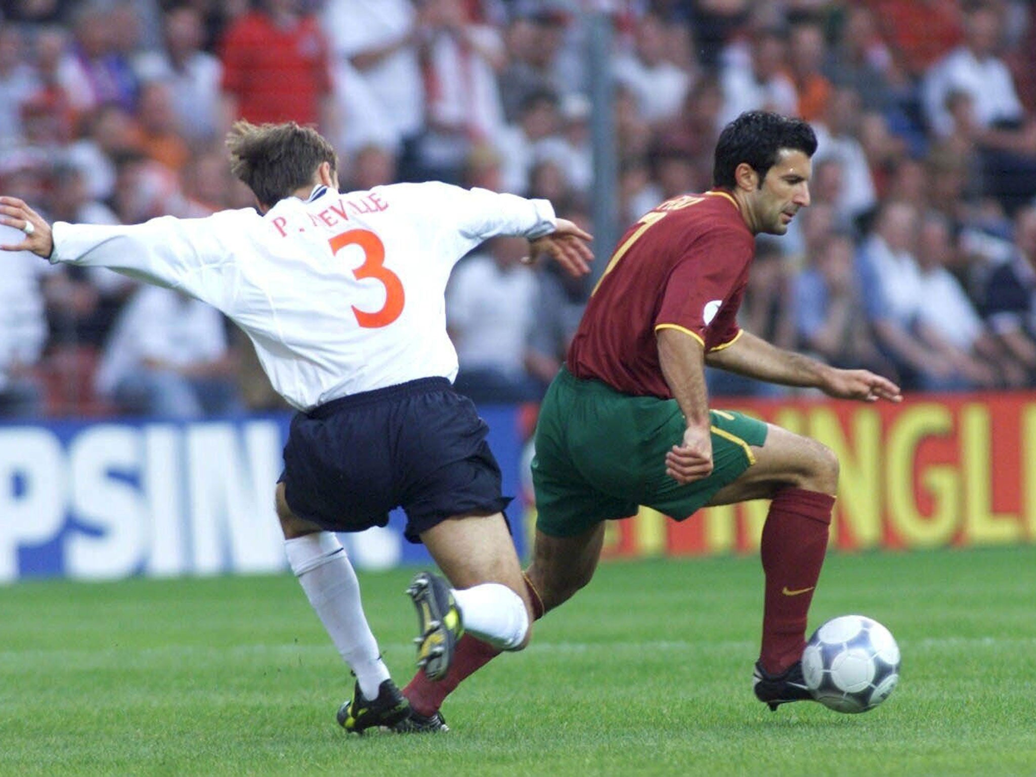 Phil Neville at Euro 2000