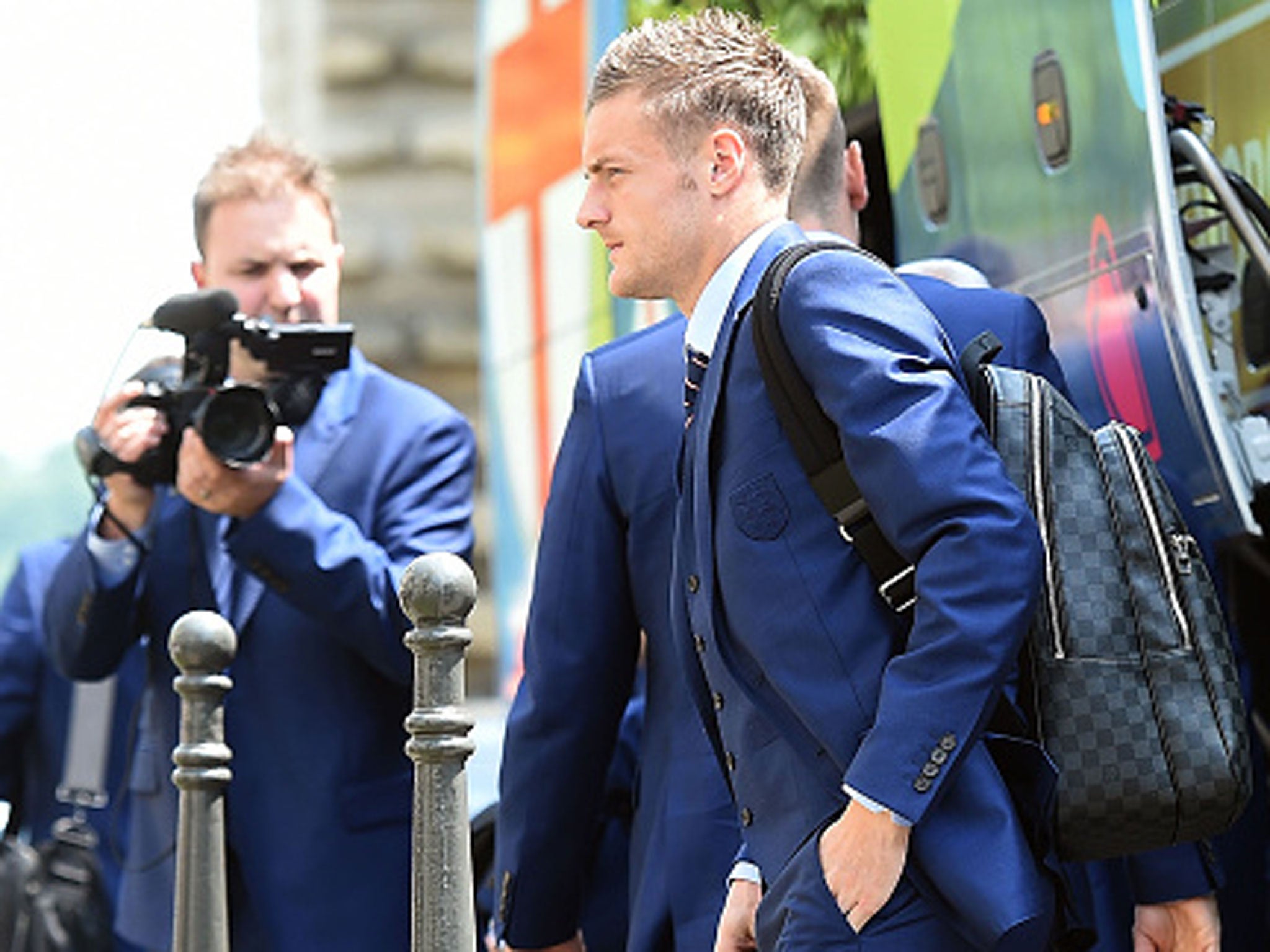 
Vardy joined the England squad to travel to France for Euro 2016 on Monday (Getty) 