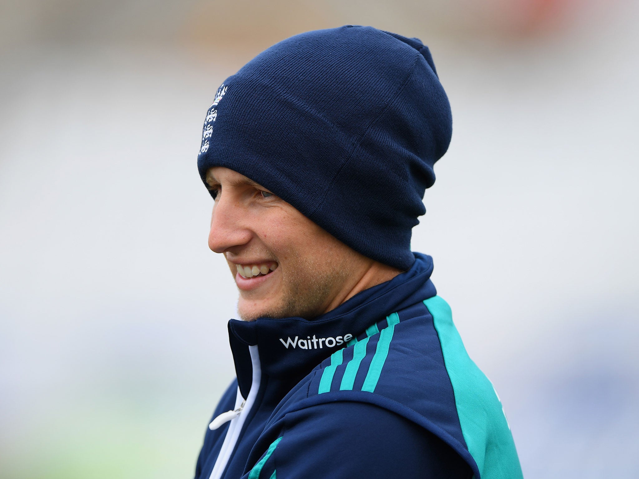 Joe Root trains with England