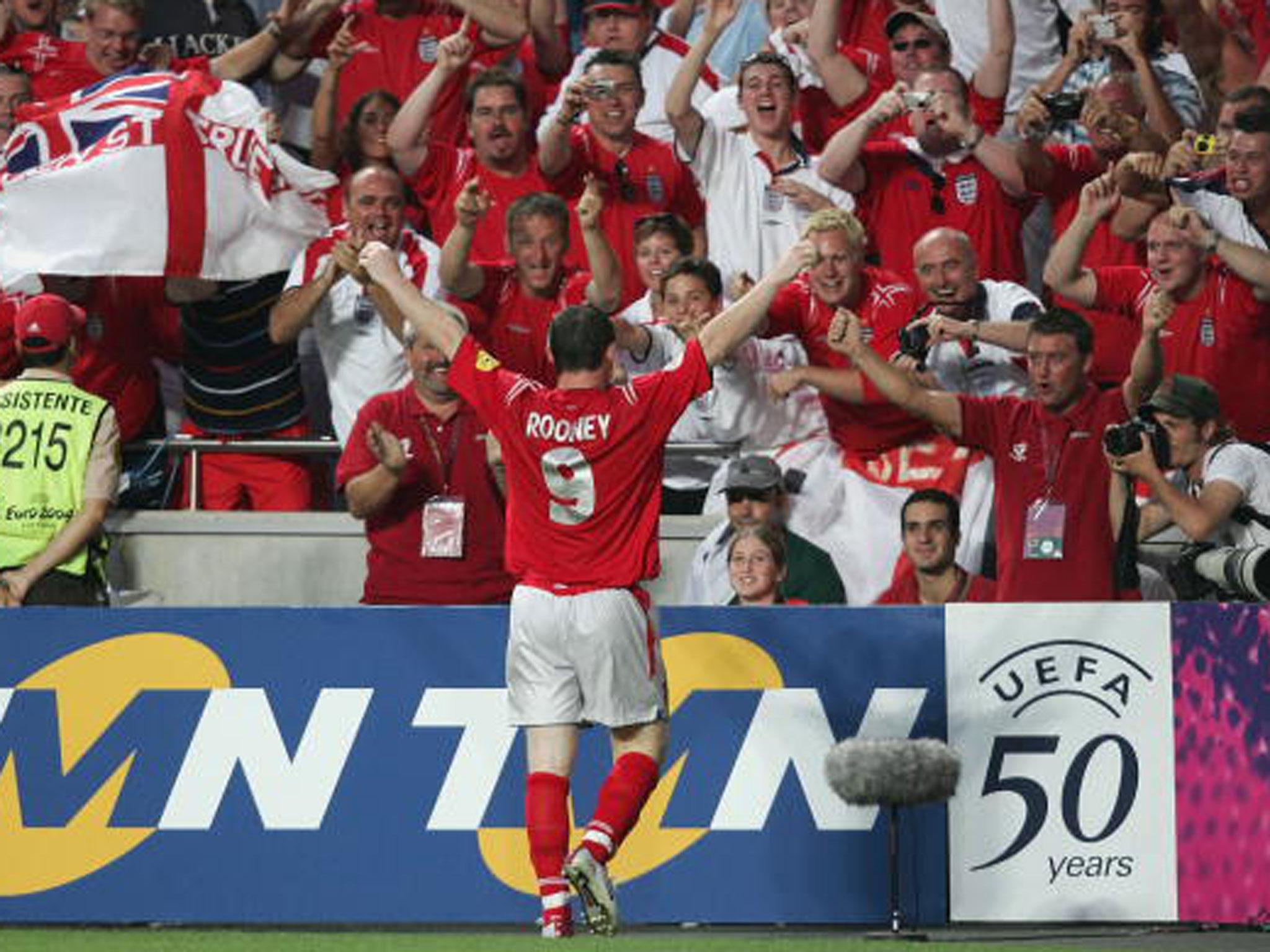 A young Wayne Rooney exploded onto the international scene at Euro 2004 - which of today's emerging talents will follow in his footsteps in France over the next month? (Getty)