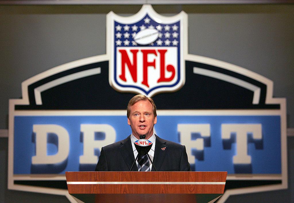 Roger Goodell at the 2007 NFL Draft.