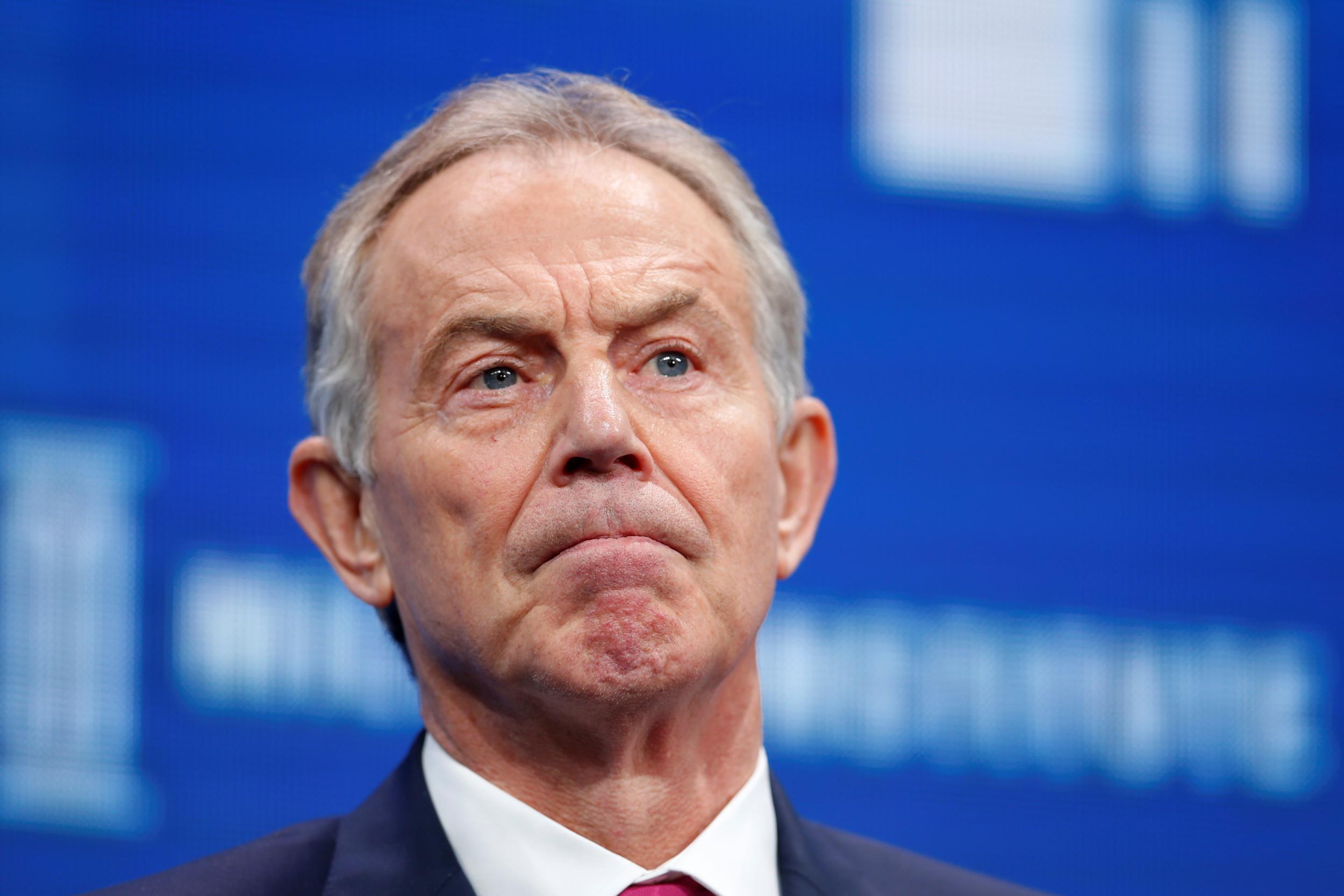 Former British Prime Minister Tony Blair