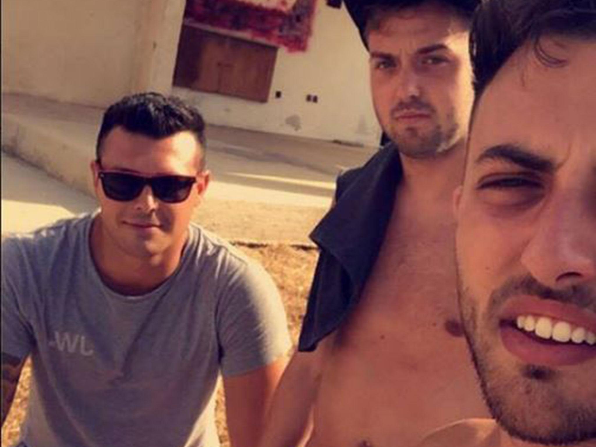 Lewis Ellis, James Wallman and Alex McCormick work as holiday reps in Cyprus