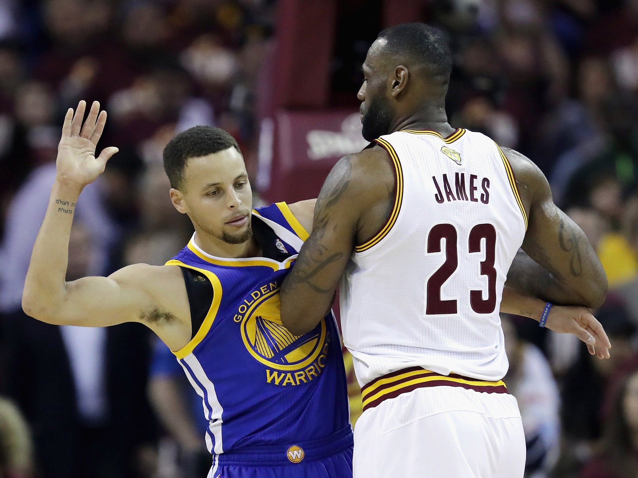 Steph Curry was overshadowed by LeBron James in match three