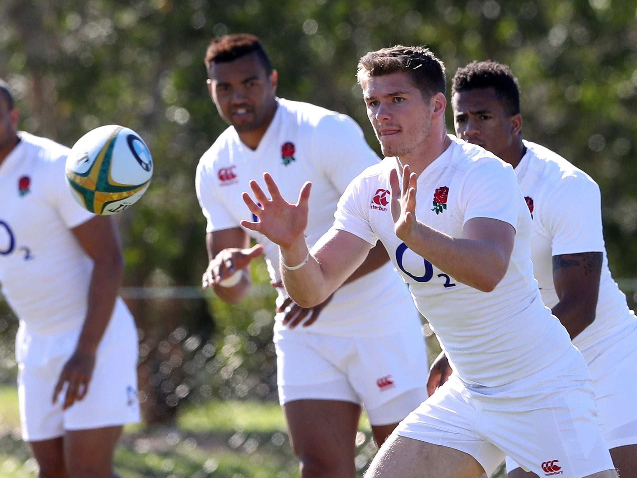 Owen Farrell starts at fly-half for the first Test between England and Australia