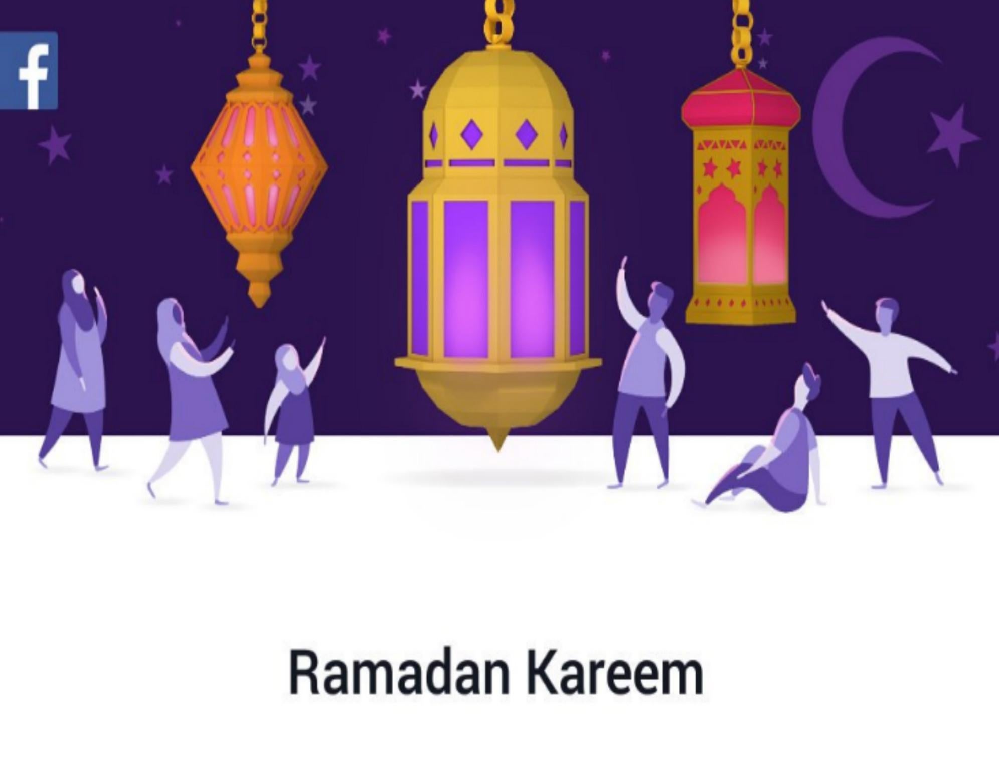 Facebook's Ramadan message to users