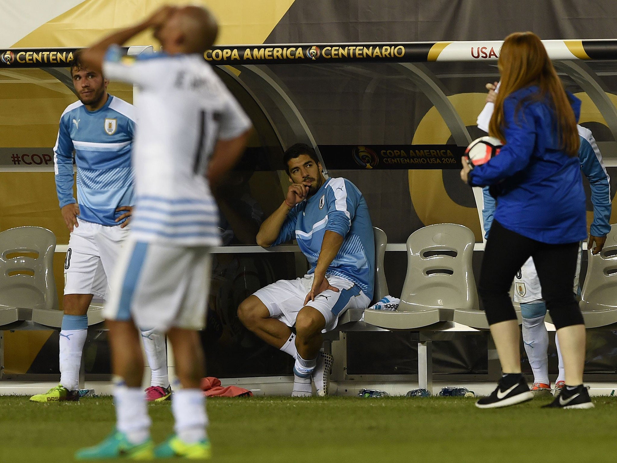 Suarez did not play in Uruguay's first game either