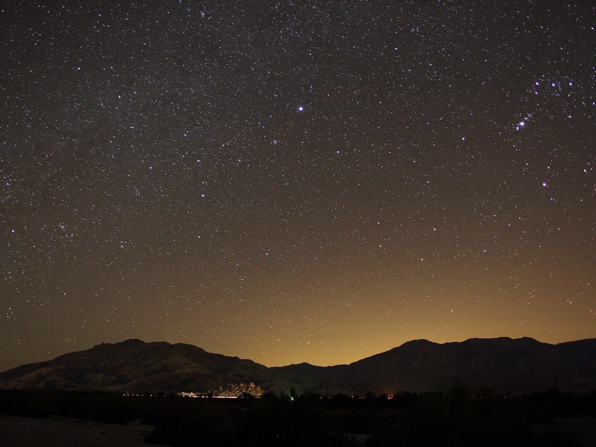 In western Europe, only small areas of night sky remained untarnished by light