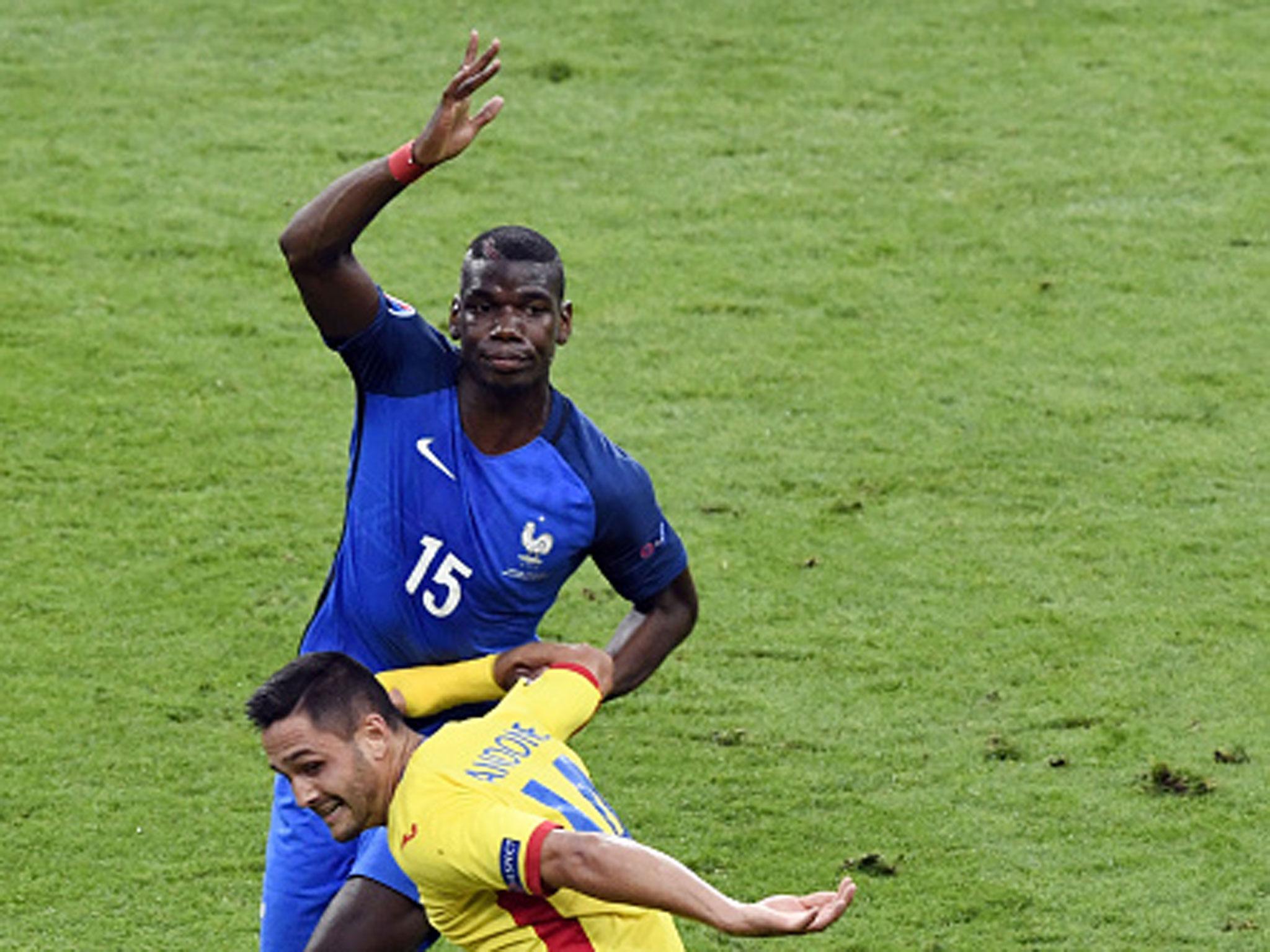 Paul Pogba struggled to make an impact against Romania last Friday