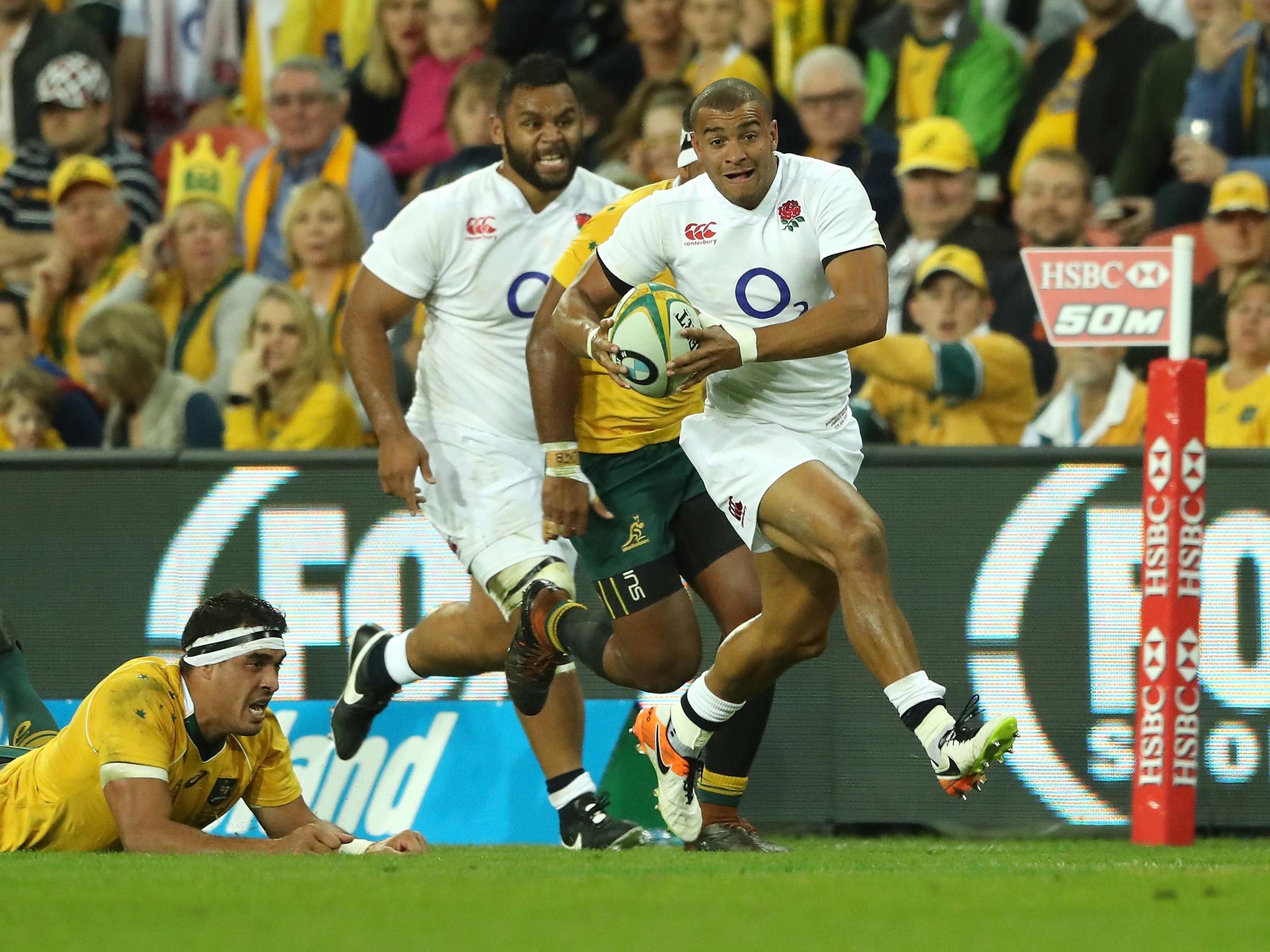 Alert enough to seize on Folau’s error and showed his foot skills to dribble the ball, gather and touch down to give England the lead. Defence still needs some work though as Australia found success on his outside shoulder.