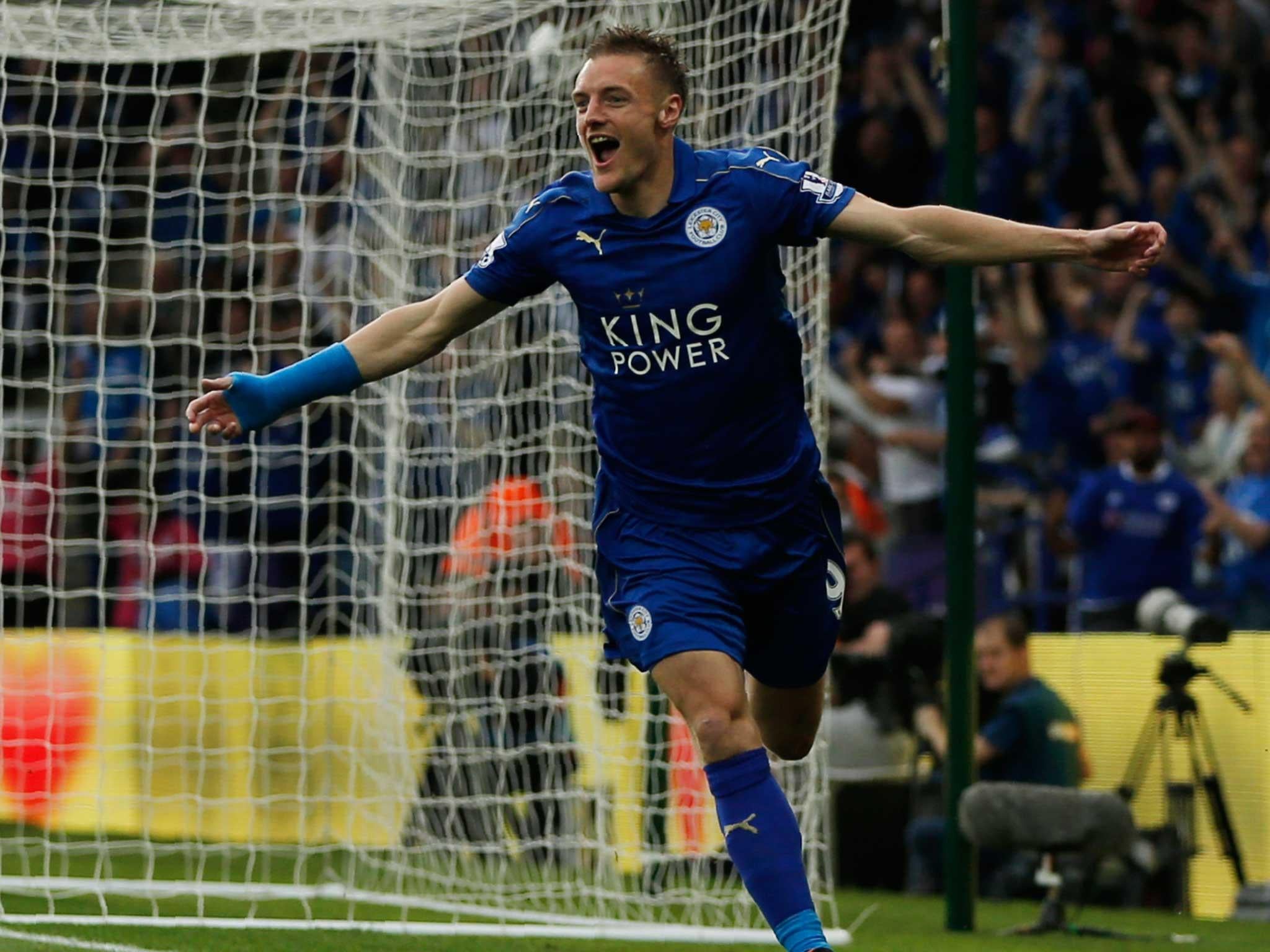 Jamie Vardy scored 24 goals for Leicester City last season