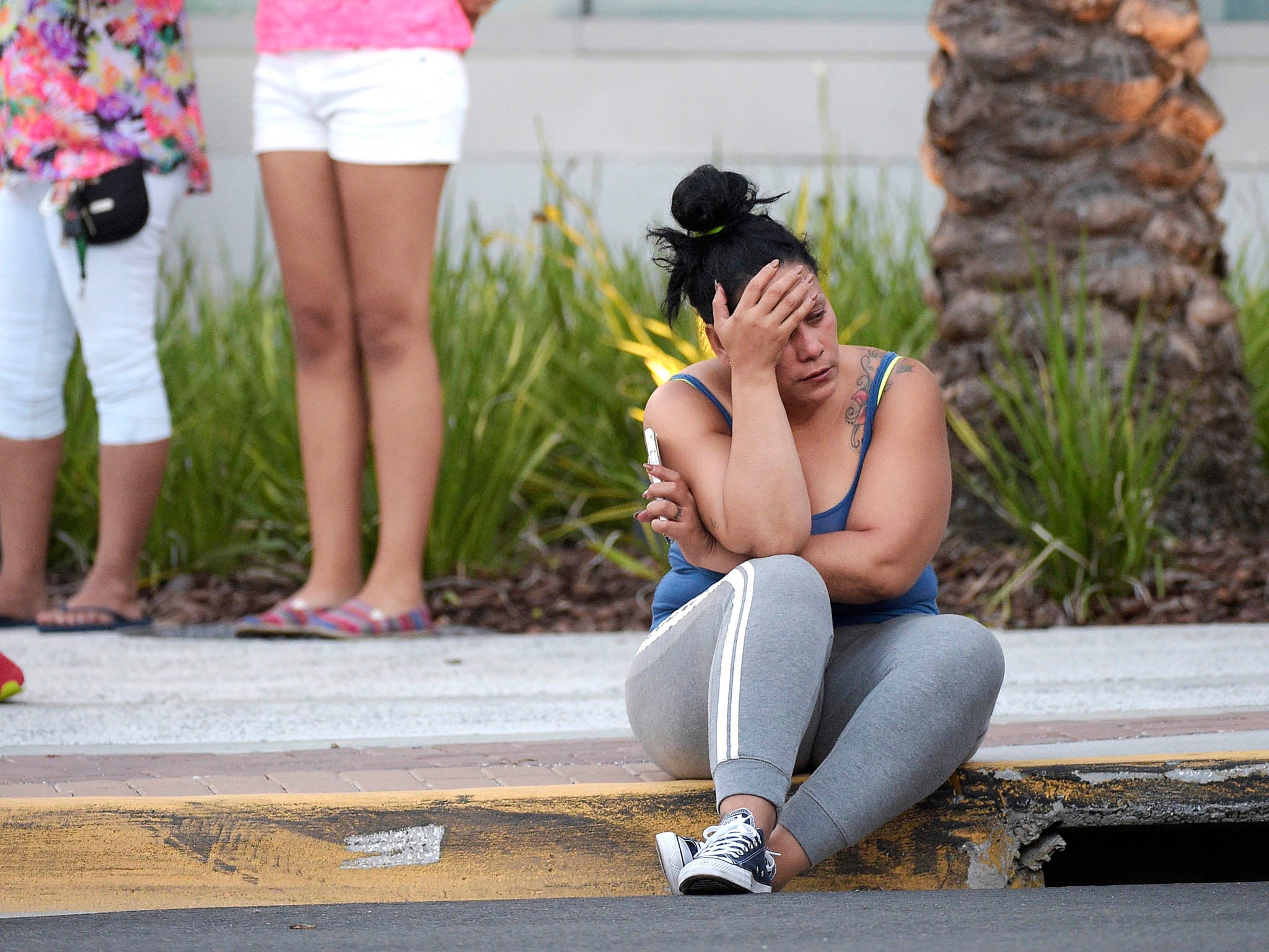 The aftermath of the shooting involving multiple fatalities at Pulse Orlando nightclub