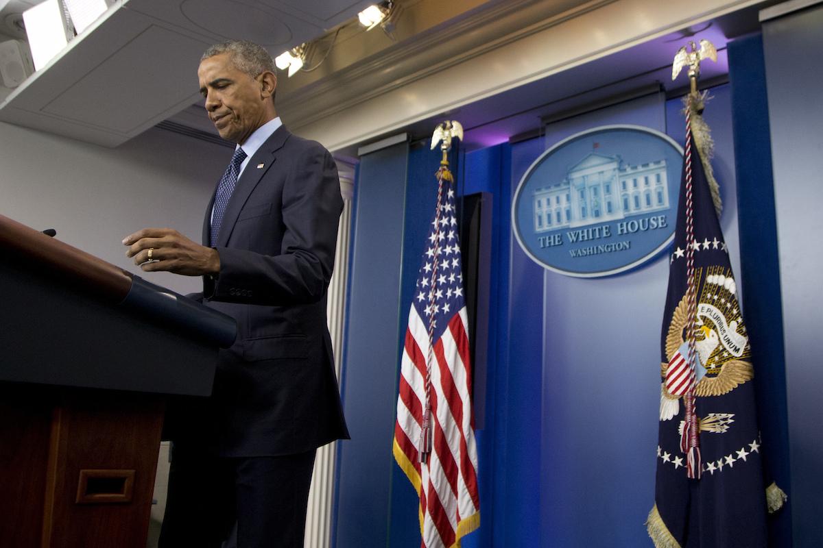 President Obama addresses the nation on Sunday.