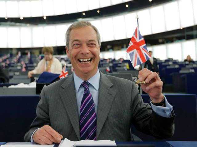 <p>Reform UK leader Nigel Farage has long promoted an aggressive form of ‘Britishness’</p>
