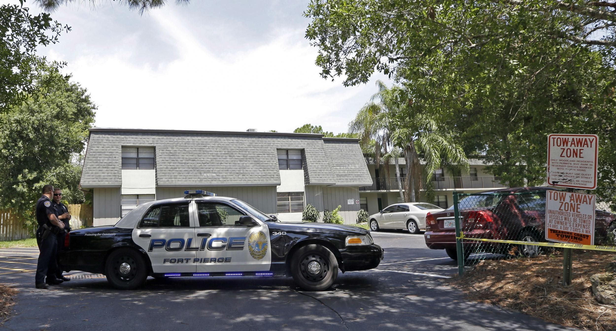 Police sealed off access to Mateen's home in Fort Pierce