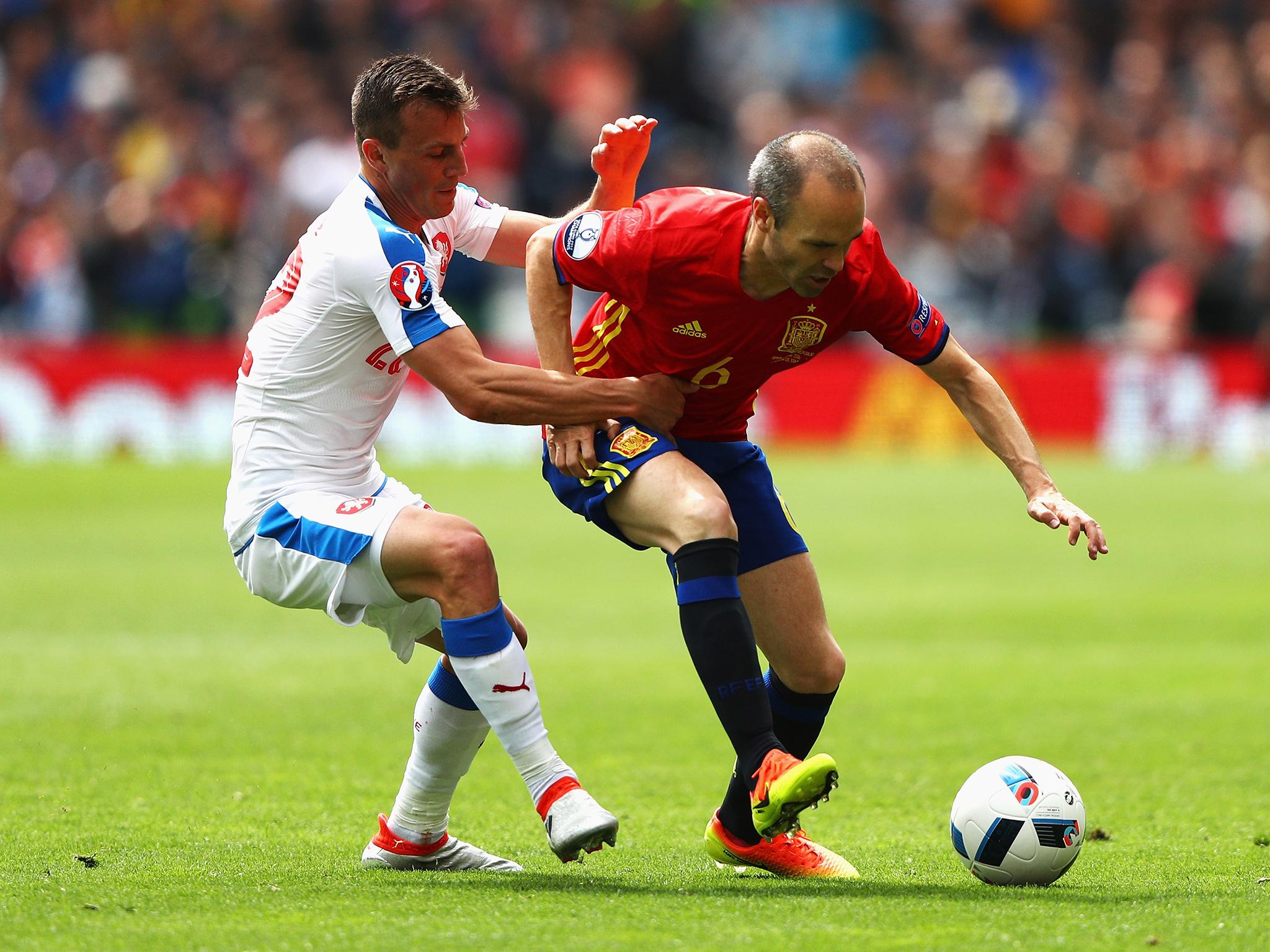 Iniesta was instrumental in Spain's midfield