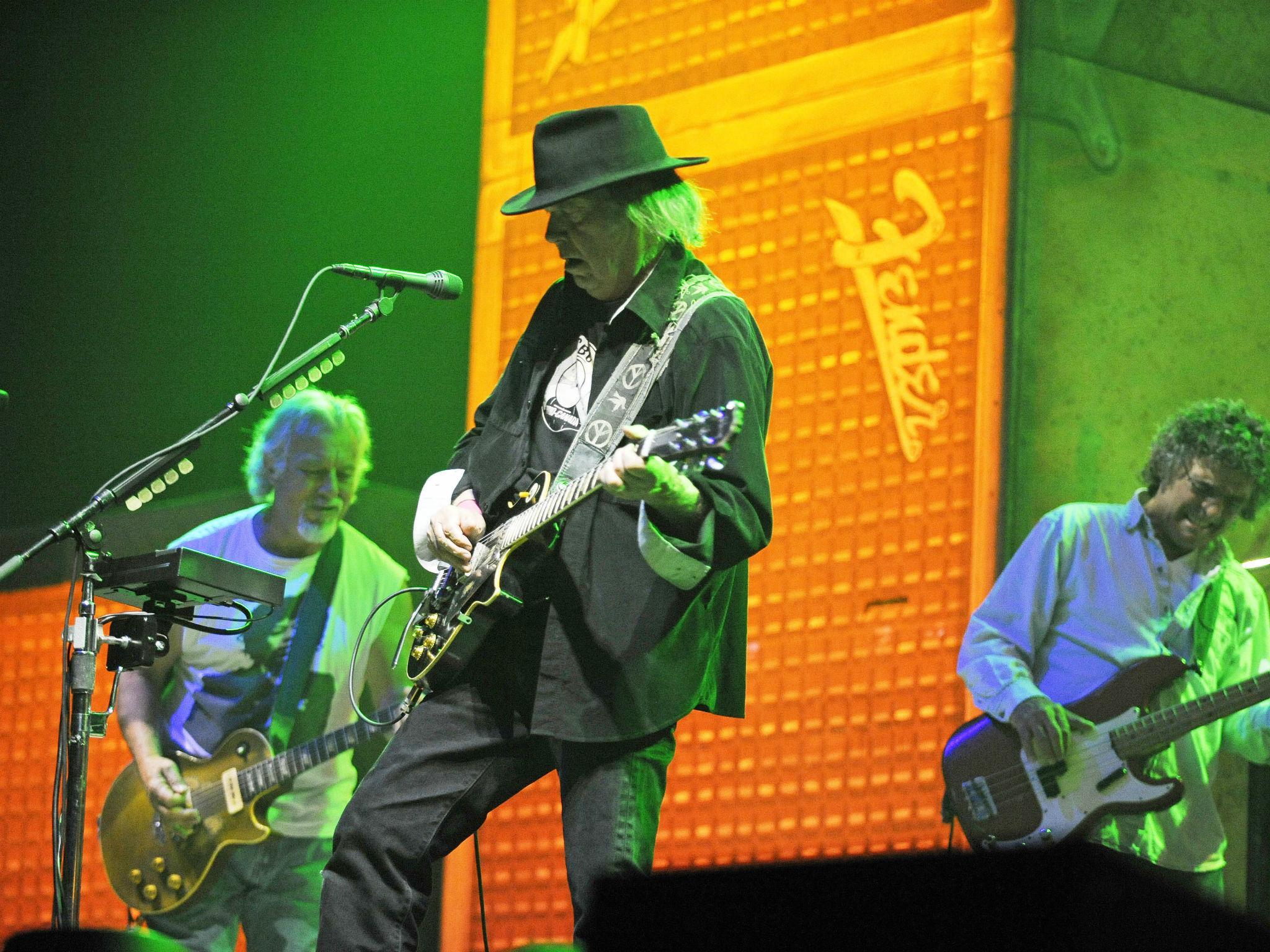 Neil Young in performance