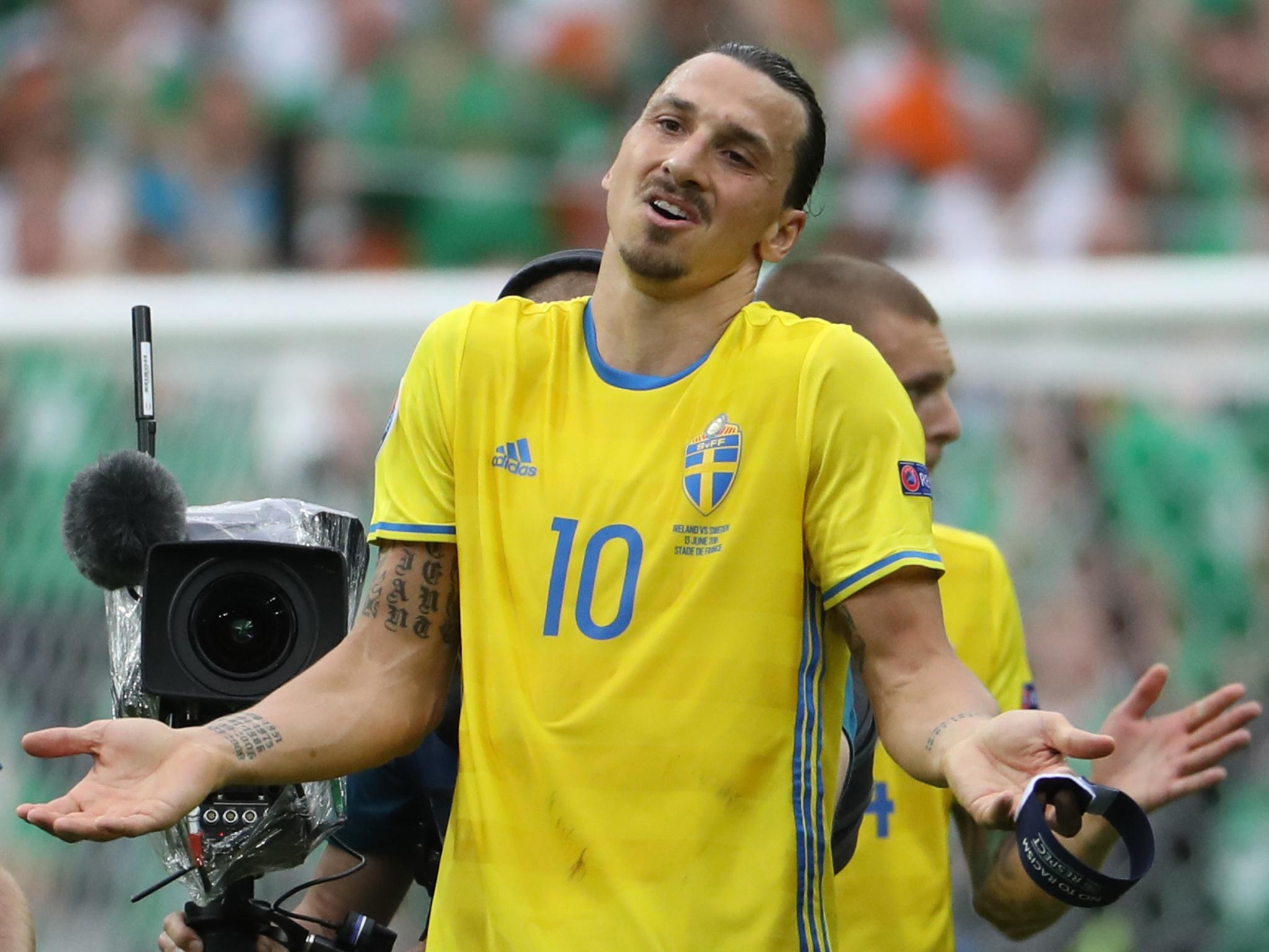 Ibrahimovic has yet to score at Euro 2016